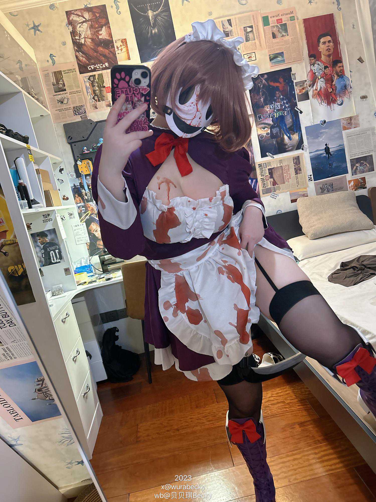 图片[10]-贝贝琪Becky  – 面具女仆[14P] – 速更版-美库