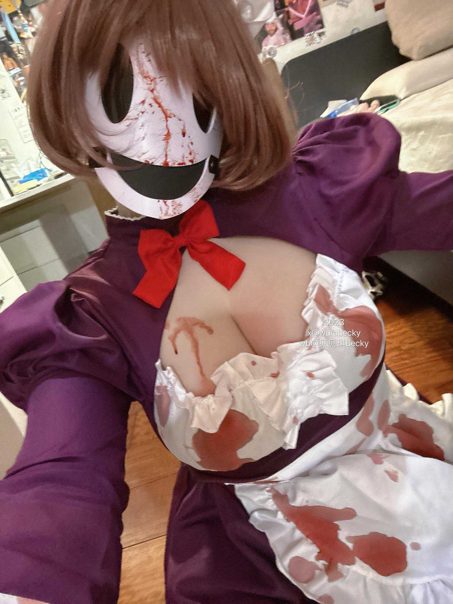 图片[12]-贝贝琪Becky  – 面具女仆[14P] – 速更版-美库