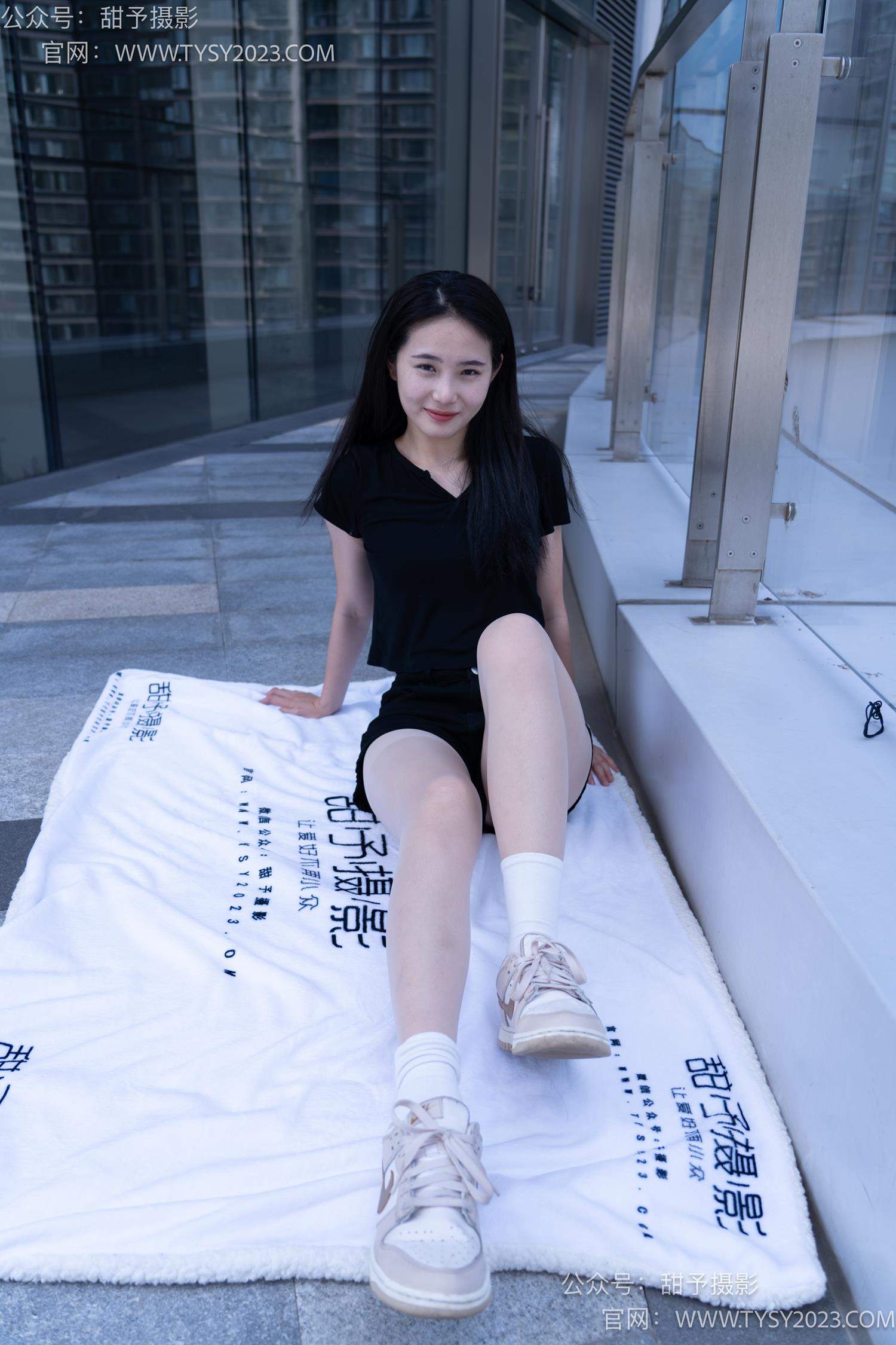 图片[18]-甜予摄影 NO.052 思思-板鞋、白棉袜、肉丝[128P] – 速更版-美库