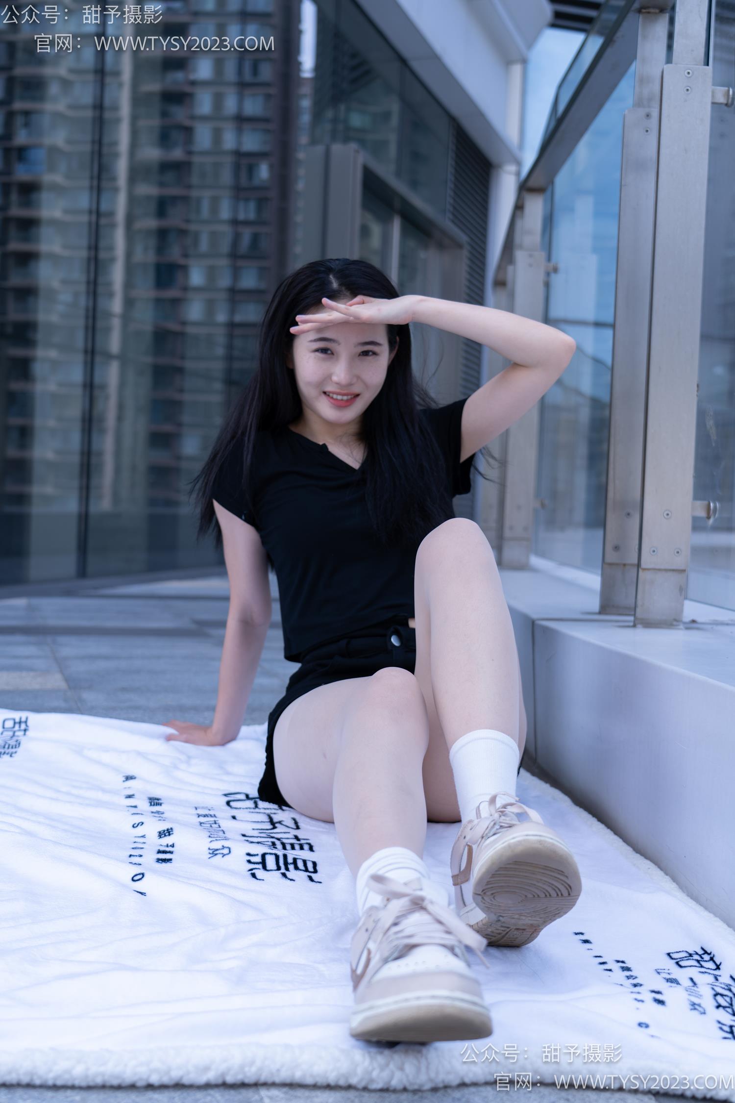 图片[19]-甜予摄影 NO.052 思思-板鞋、白棉袜、肉丝[128P] – 速更版-美库