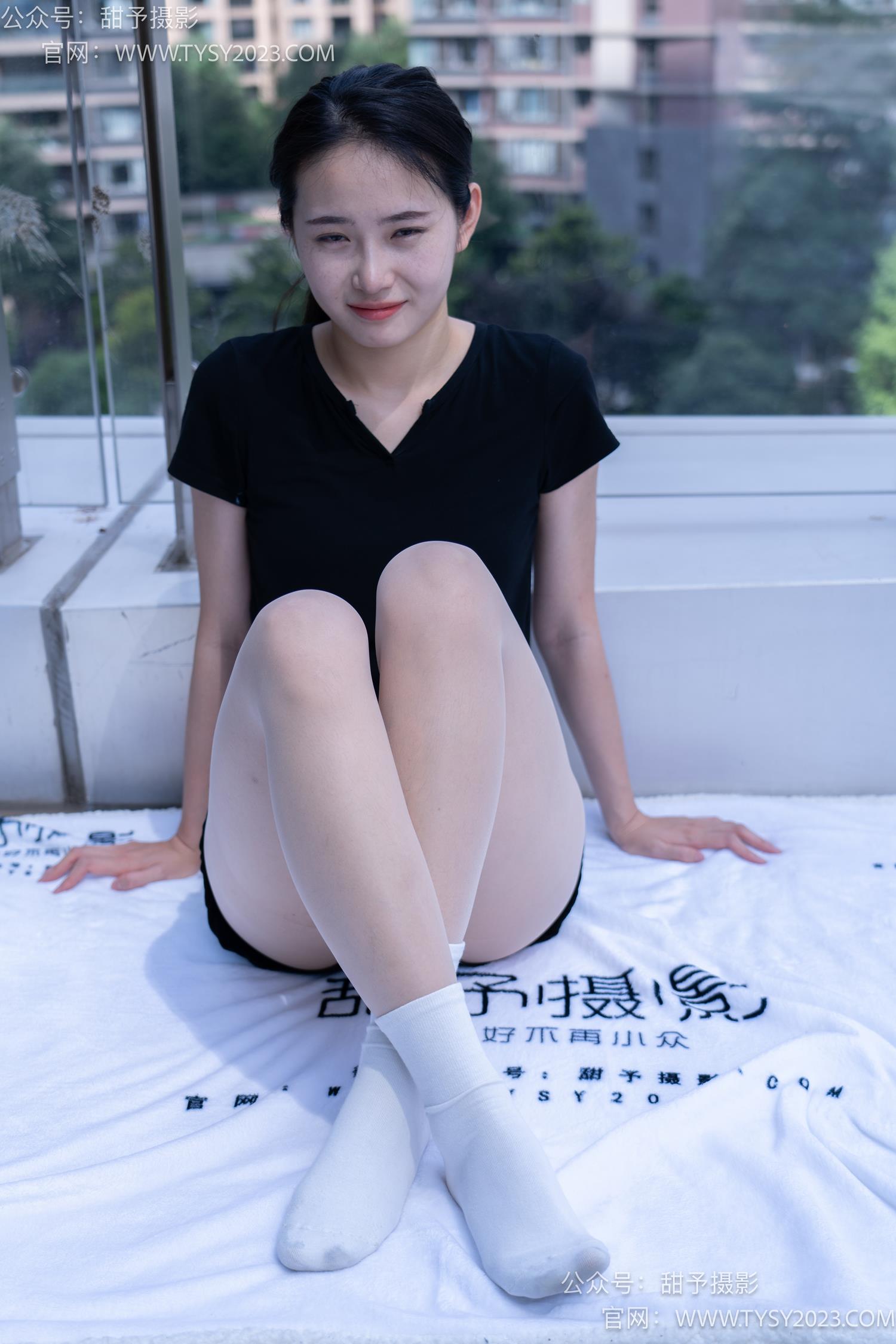 图片[41]-甜予摄影 NO.052 思思-板鞋、白棉袜、肉丝[128P] – 速更版-美库