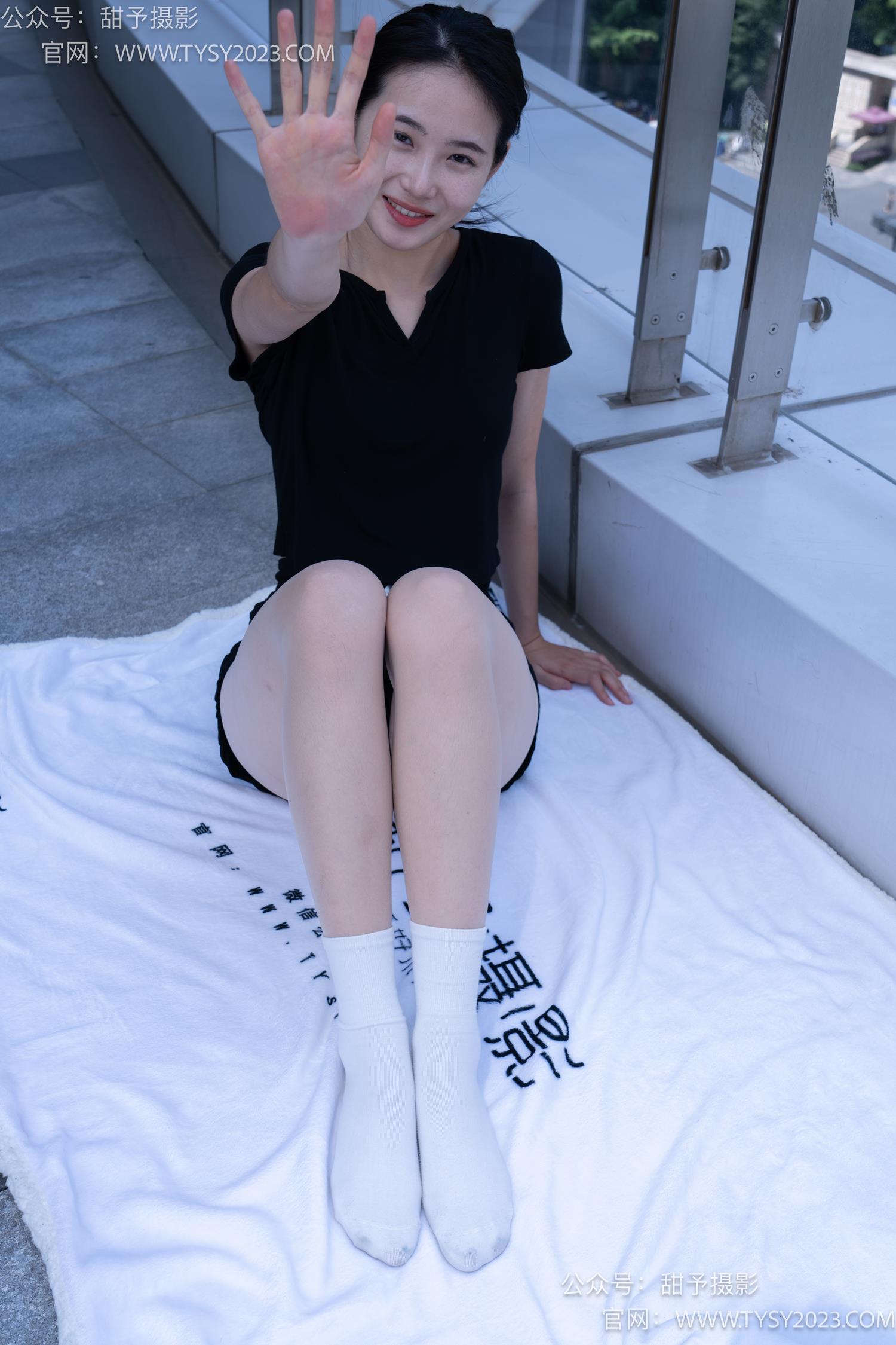 图片[59]-甜予摄影 NO.052 思思-板鞋、白棉袜、肉丝[128P] – 速更版-美库