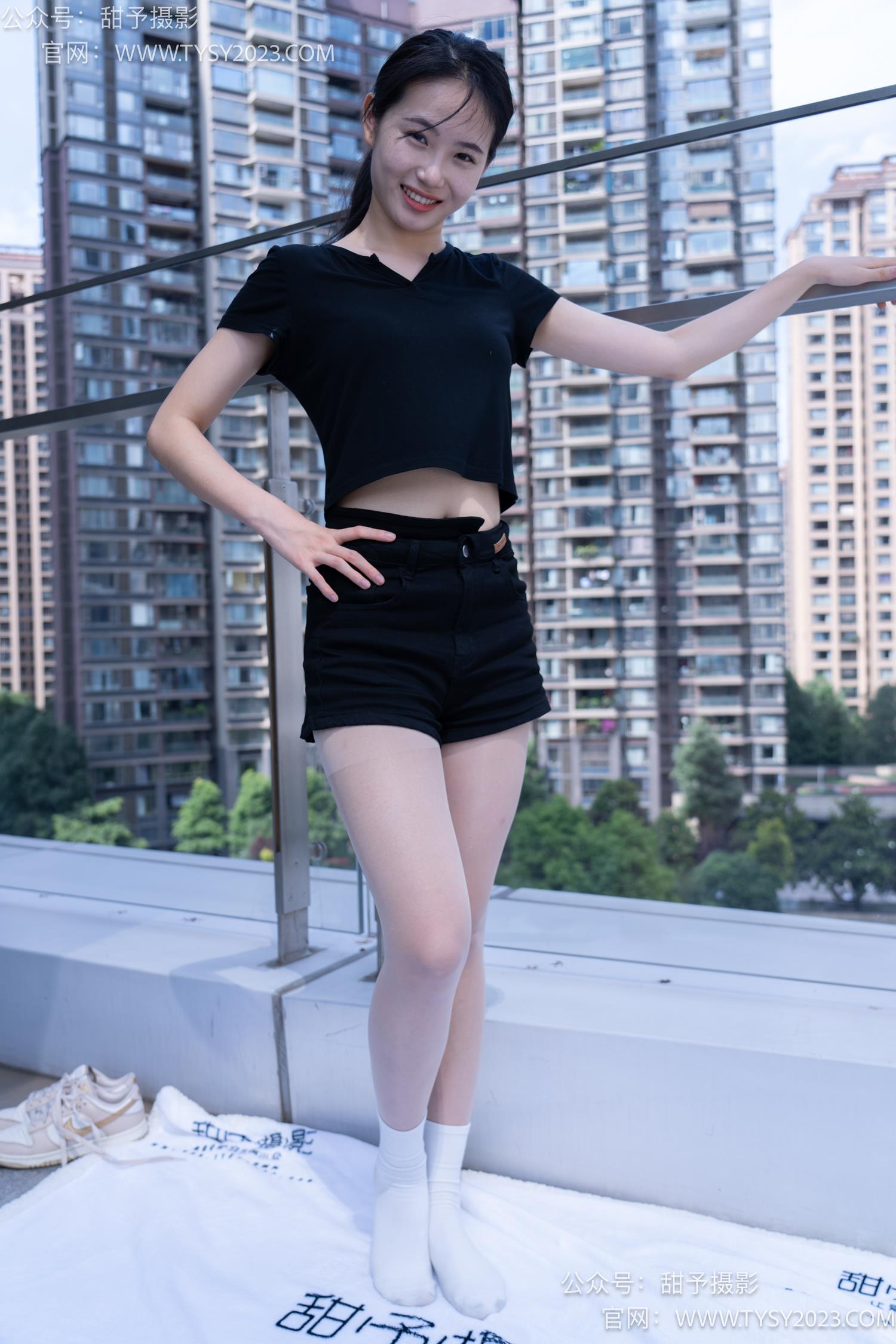 图片[71]-甜予摄影 NO.052 思思-板鞋、白棉袜、肉丝[128P] – 速更版-美库