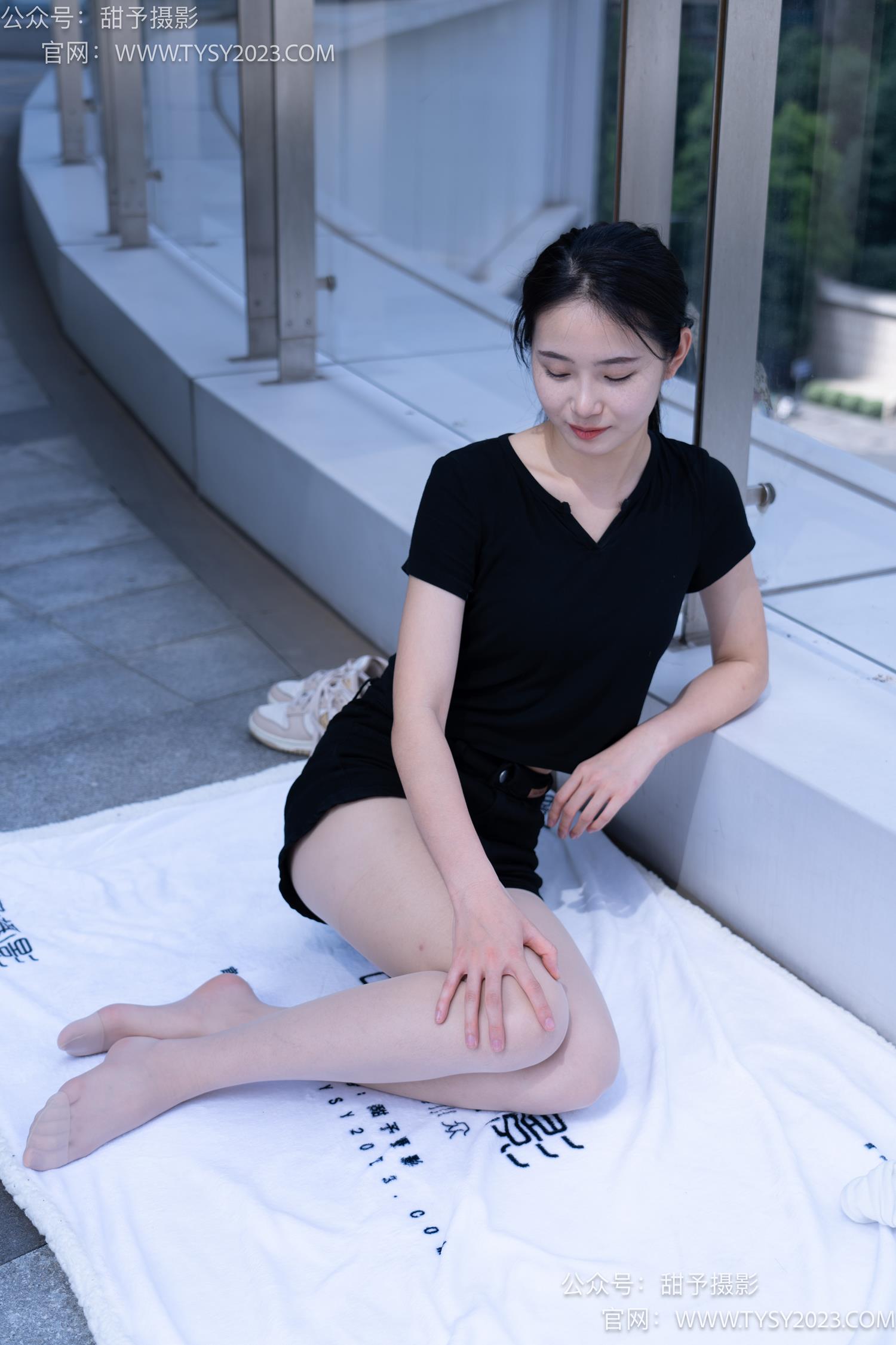 图片[124]-甜予摄影 NO.052 思思-板鞋、白棉袜、肉丝[128P] – 速更版-美库