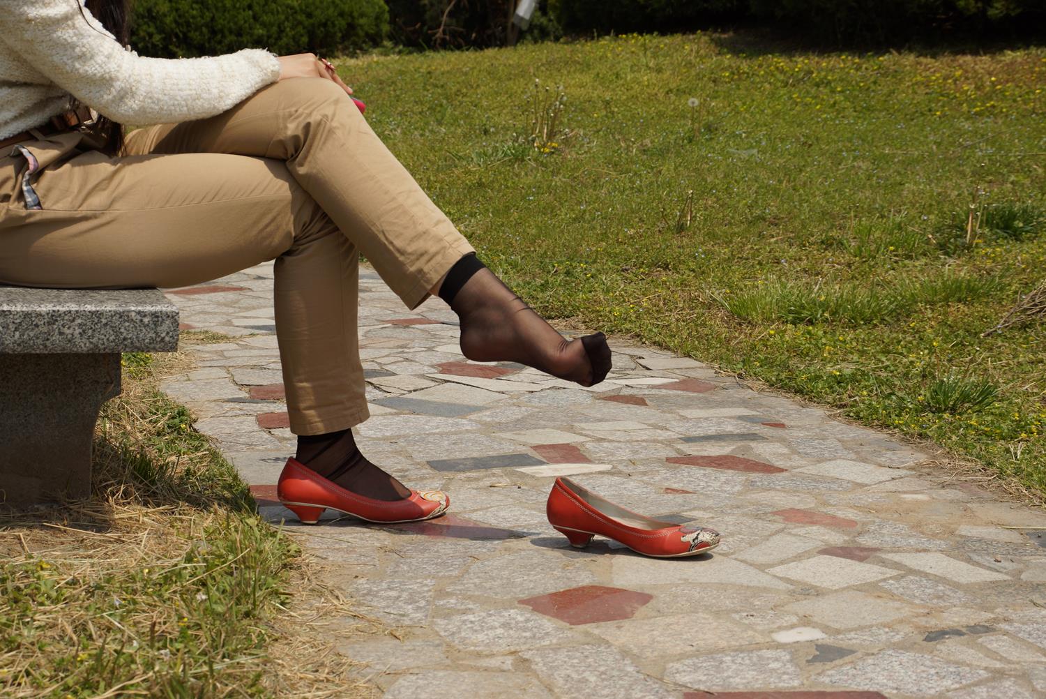 图片[12]-自由摄影 No.294 时尚MM经典嘿丝挑鞋 [44P] – 速更版-美库