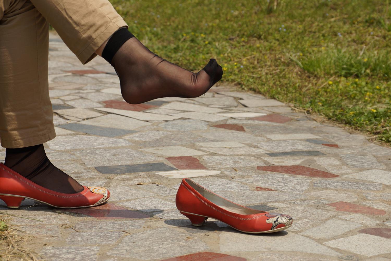 图片[13]-自由摄影 No.294 时尚MM经典嘿丝挑鞋 [44P] – 速更版-美库