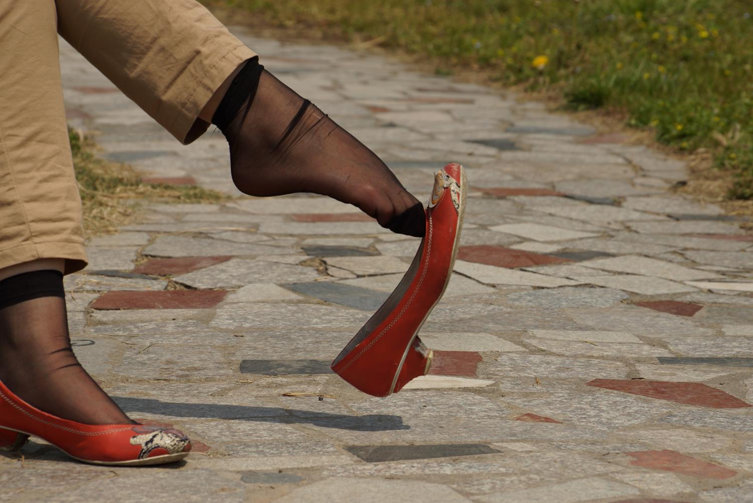 图片[25]-自由摄影 No.294 时尚MM经典嘿丝挑鞋 [44P] – 速更版-美库