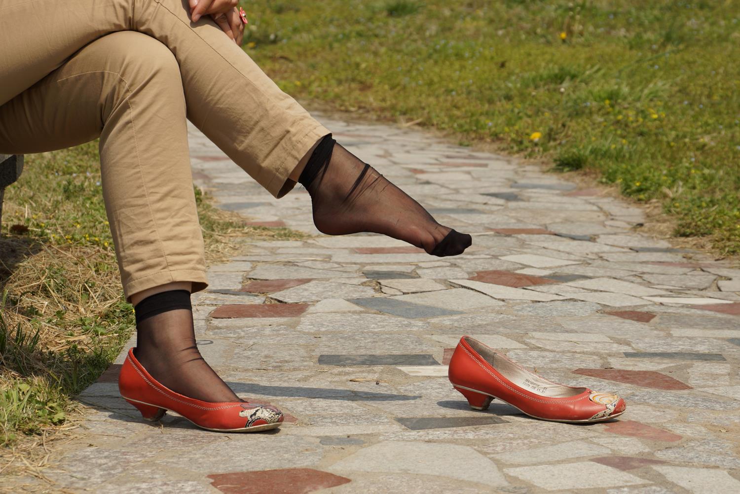 图片[26]-自由摄影 No.294 时尚MM经典嘿丝挑鞋 [44P] – 速更版-美库