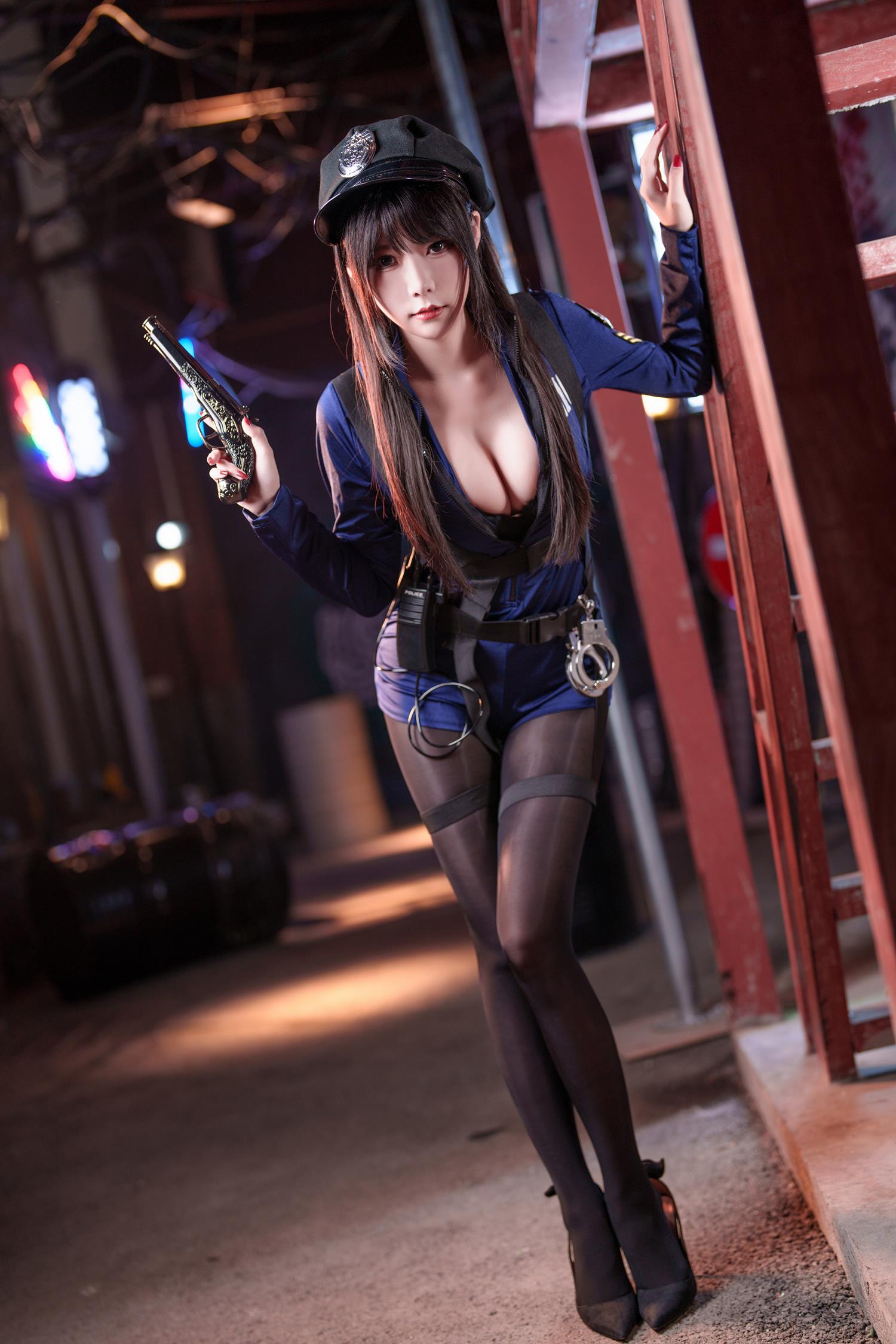 图片[10]-香草喵露露 – 十一月舰长 女警[37P] – 速更版-美库