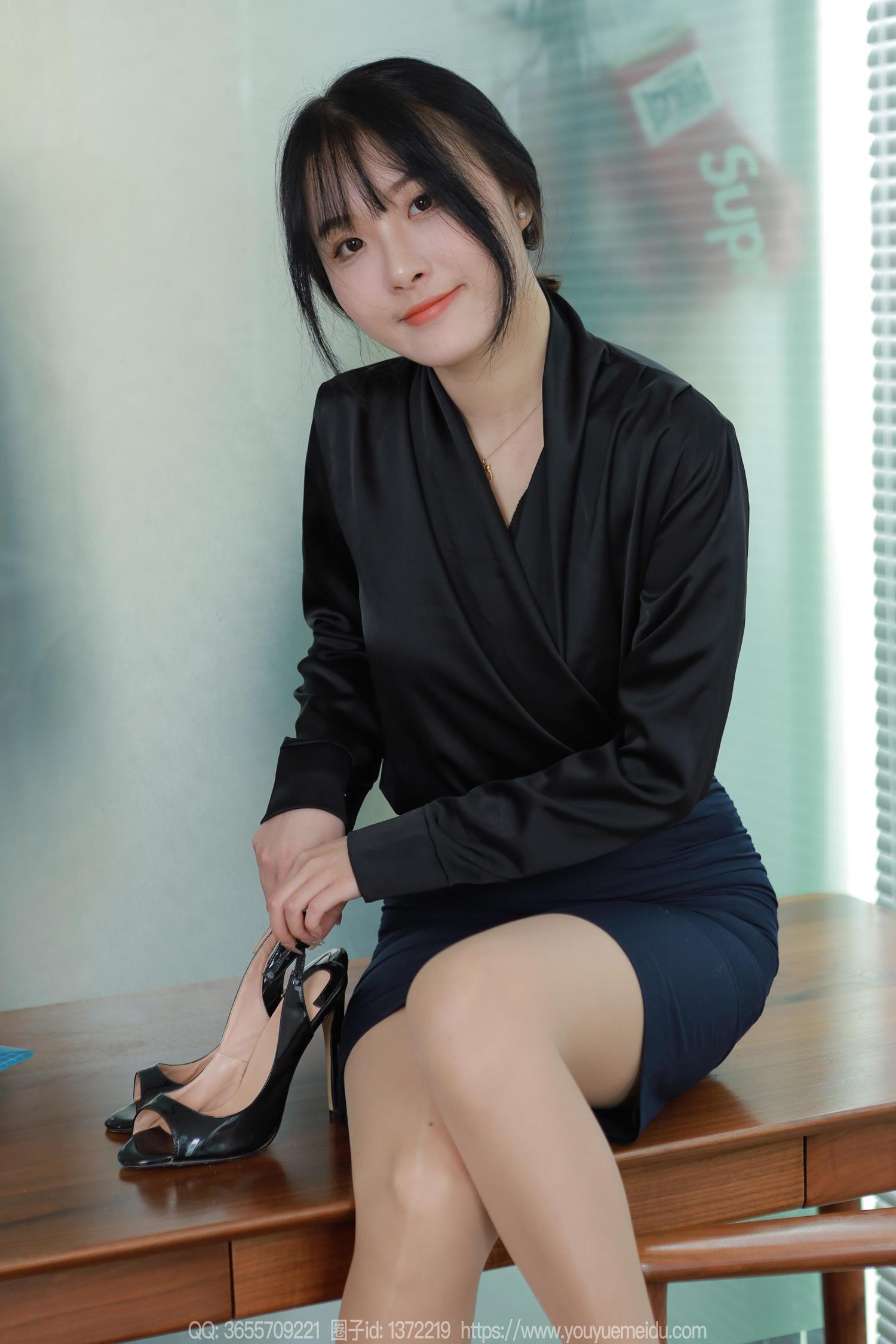 图片[78]-[IESS异思趣向] 2024.07.19 丝享家1798：婉萍《黑色衬衣》[88P] – 速更版-美库