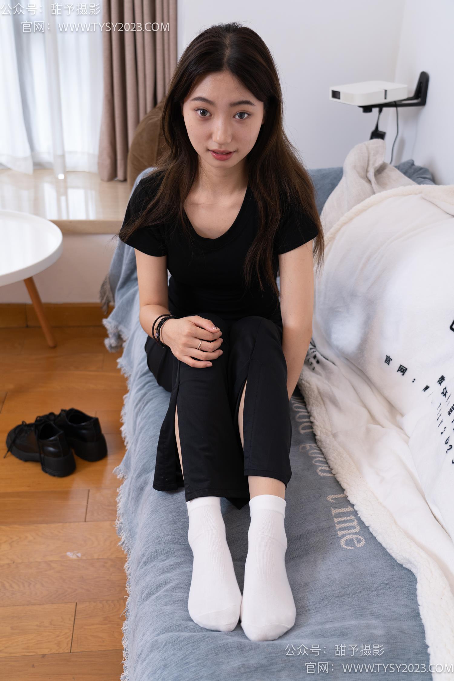 图片[27]-甜予摄影 NO.054 雪梨-皮鞋、白棉袜、肉丝[130P] – 速更版-美库