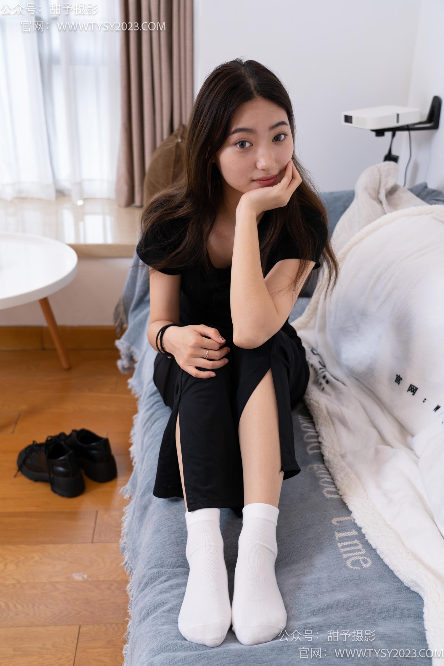 图片[30]-甜予摄影 NO.054 雪梨-皮鞋、白棉袜、肉丝[130P] – 速更版-美库