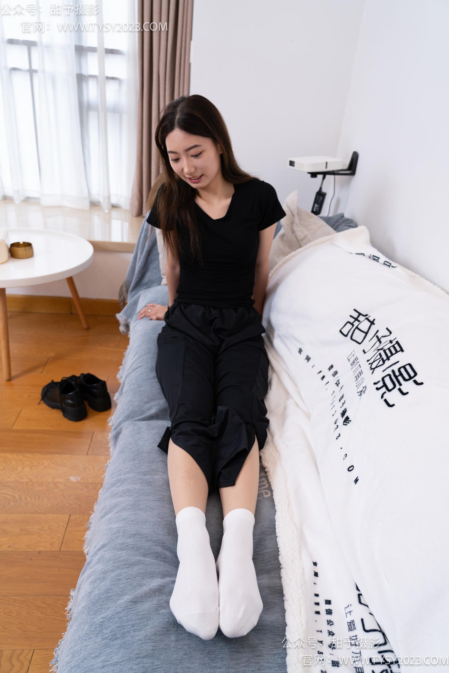 图片[44]-甜予摄影 NO.054 雪梨-皮鞋、白棉袜、肉丝[130P] – 速更版-美库