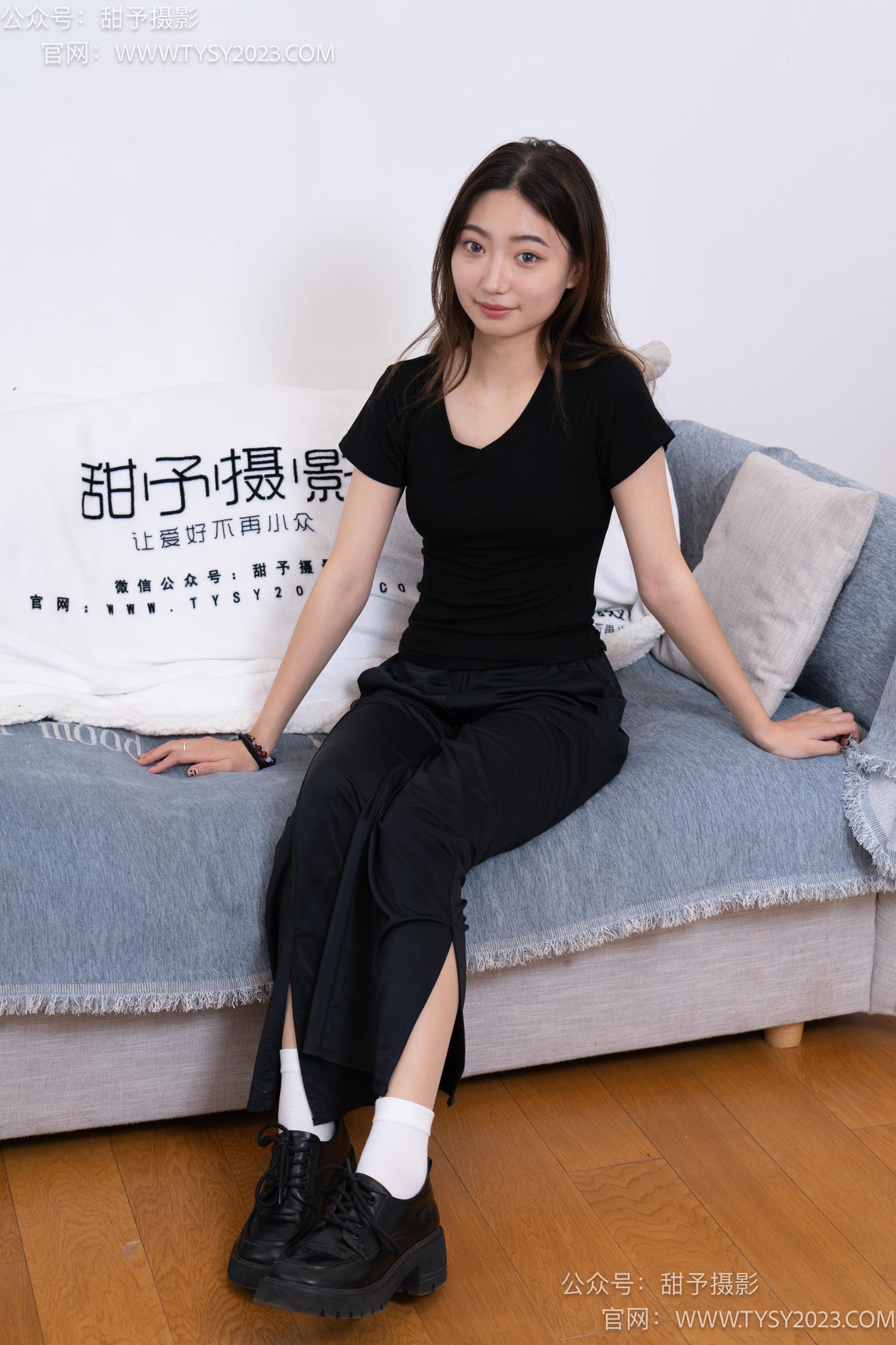 图片[107]-甜予摄影 NO.054 雪梨-皮鞋、白棉袜、肉丝[130P] – 速更版-美库