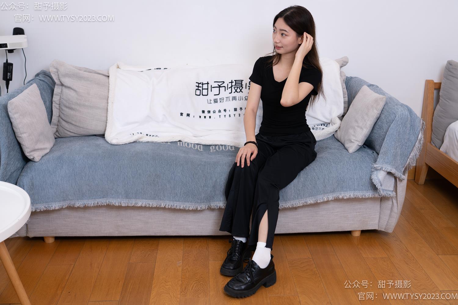 图片[108]-甜予摄影 NO.054 雪梨-皮鞋、白棉袜、肉丝[130P] – 速更版-美库