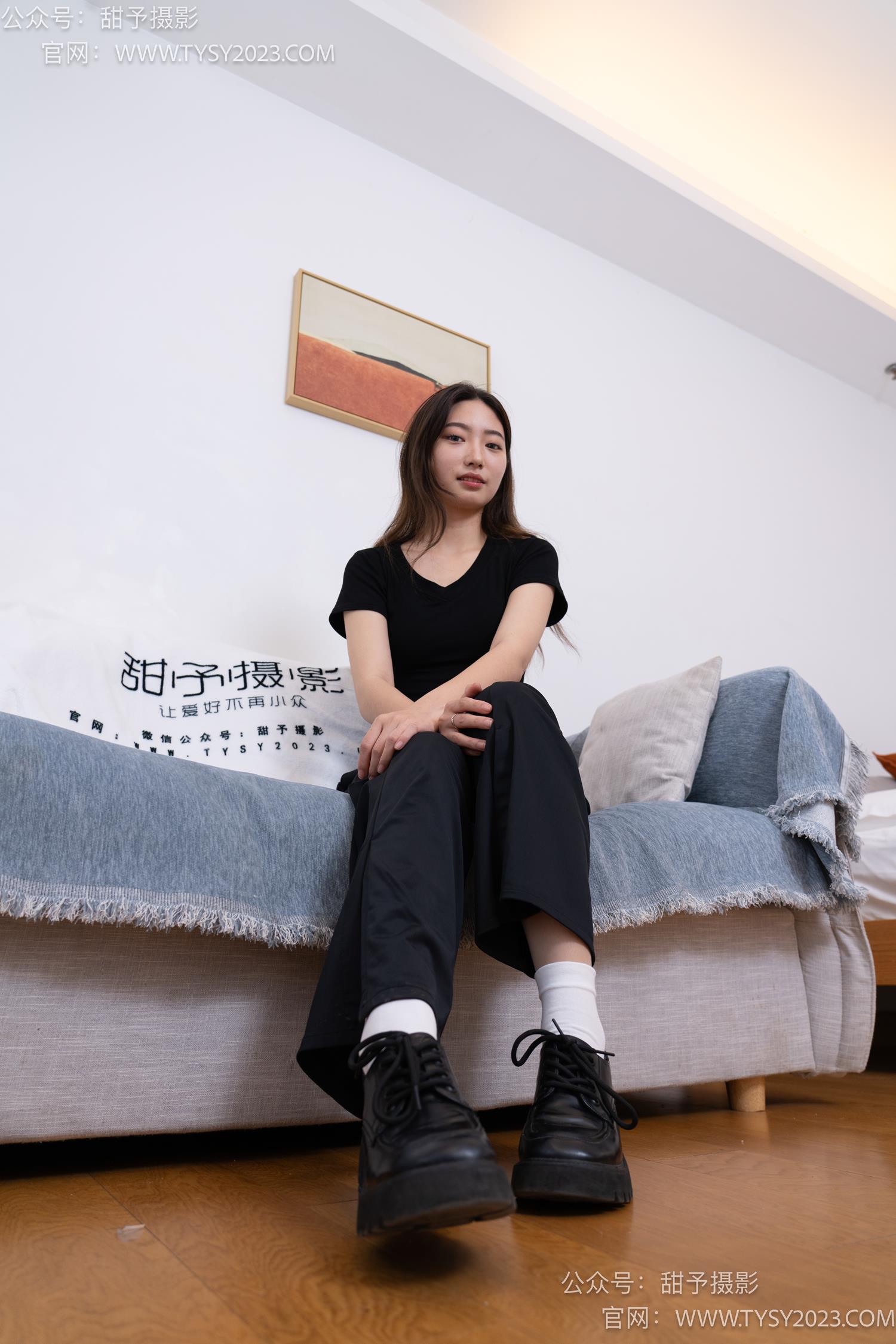 图片[112]-甜予摄影 NO.054 雪梨-皮鞋、白棉袜、肉丝[130P] – 速更版-美库