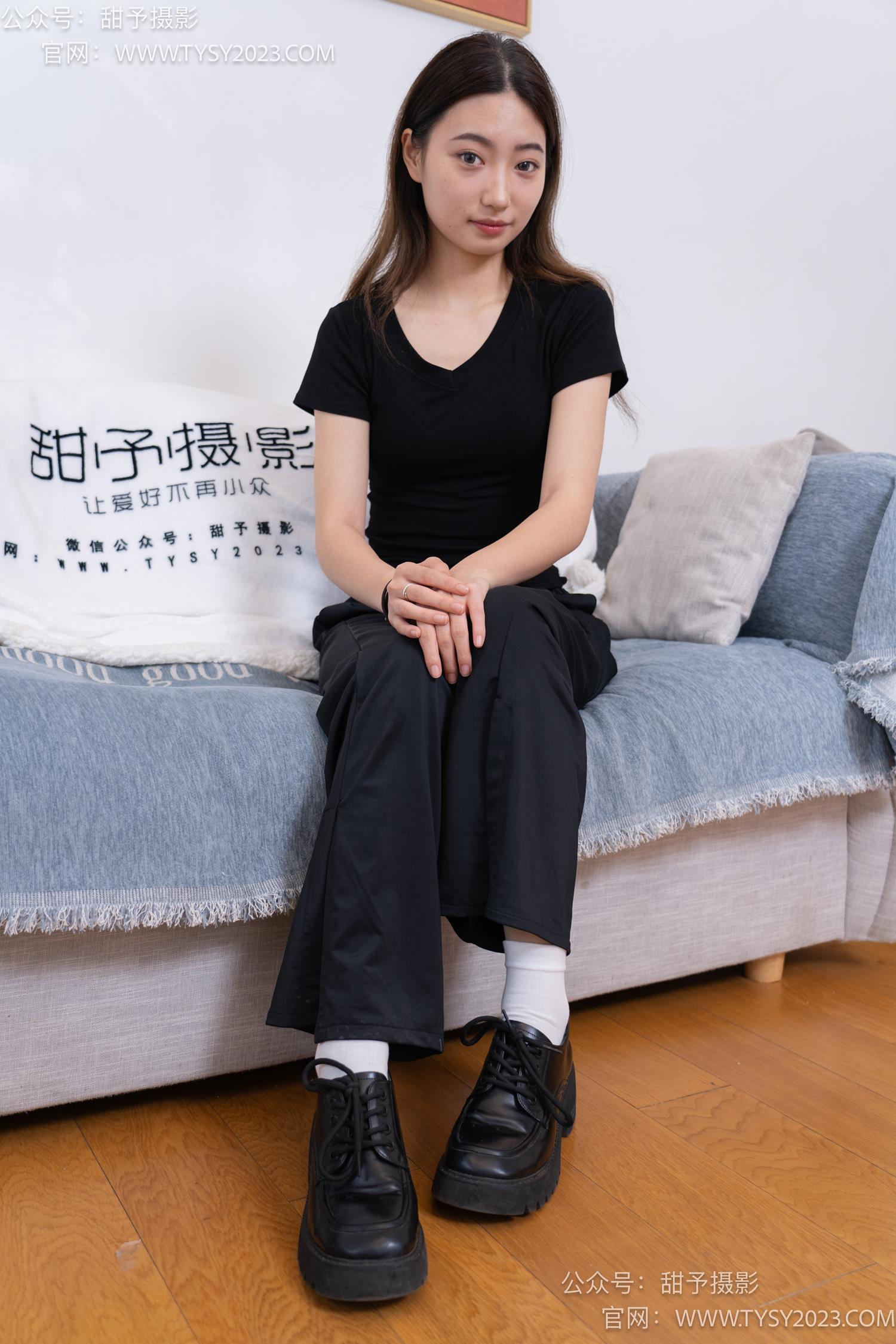 图片[116]-甜予摄影 NO.054 雪梨-皮鞋、白棉袜、肉丝[130P] – 速更版-美库