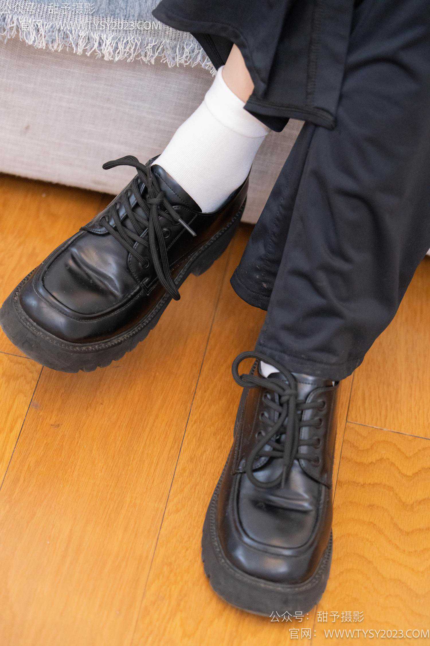 图片[124]-甜予摄影 NO.054 雪梨-皮鞋、白棉袜、肉丝[130P] – 速更版-美库