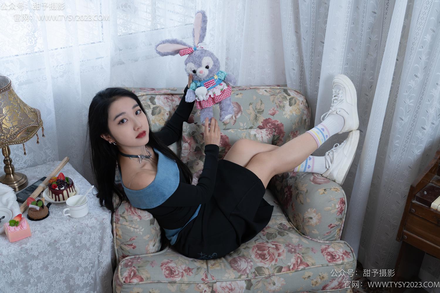 图片[18]-甜予摄影 NO.055 筱筱-板鞋、白棉袜、裸足[116P] – 速更版-美库