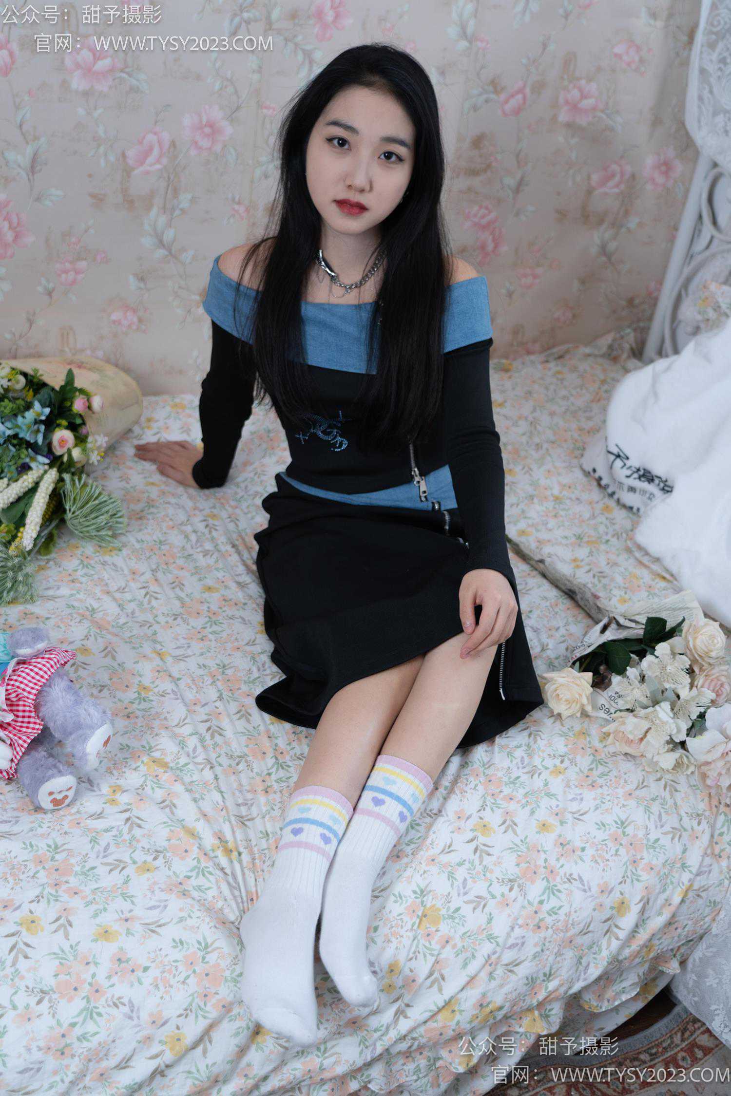 图片[45]-甜予摄影 NO.055 筱筱-板鞋、白棉袜、裸足[116P] – 速更版-美库