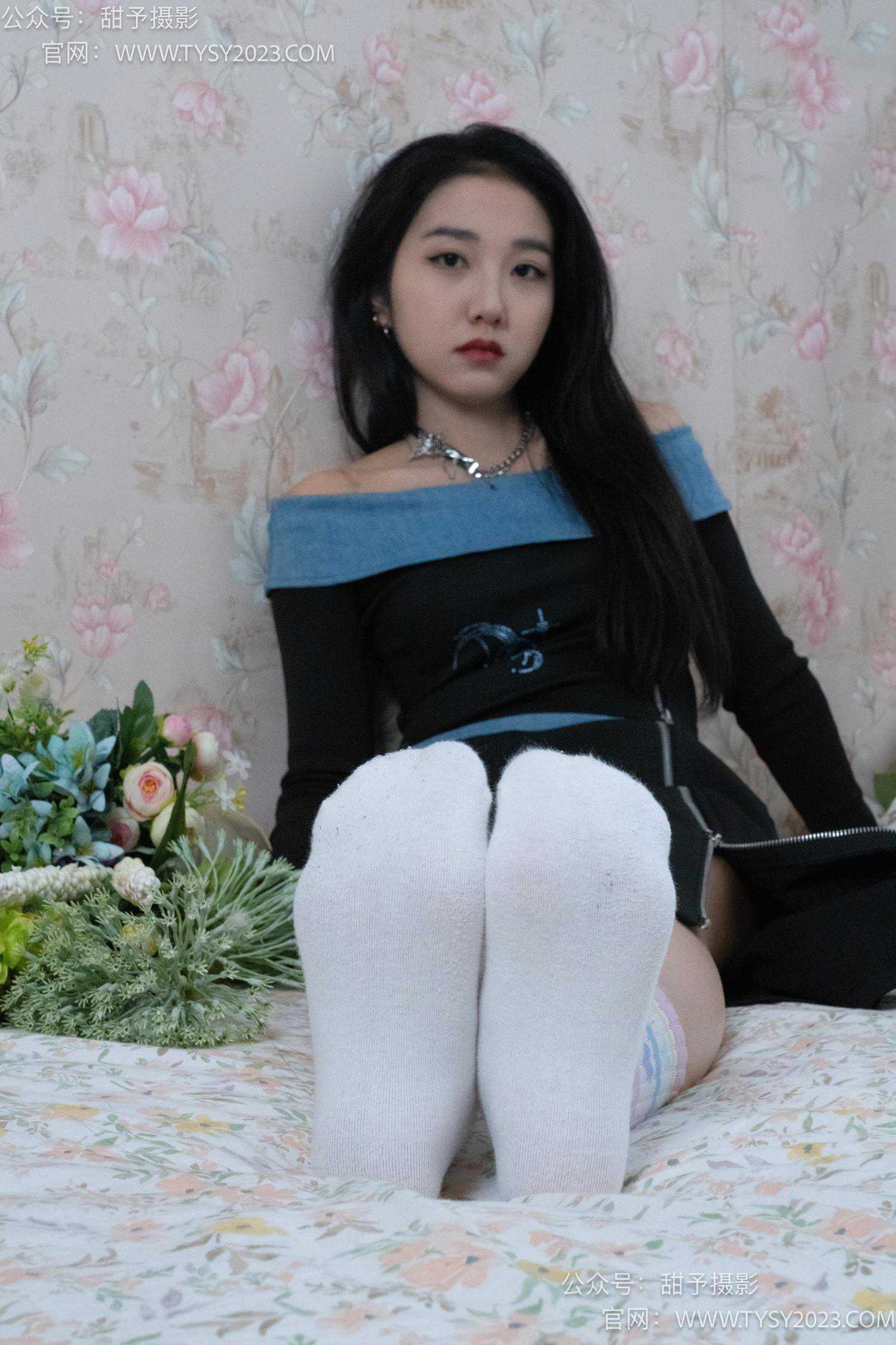 图片[54]-甜予摄影 NO.055 筱筱-板鞋、白棉袜、裸足[116P] – 速更版-美库