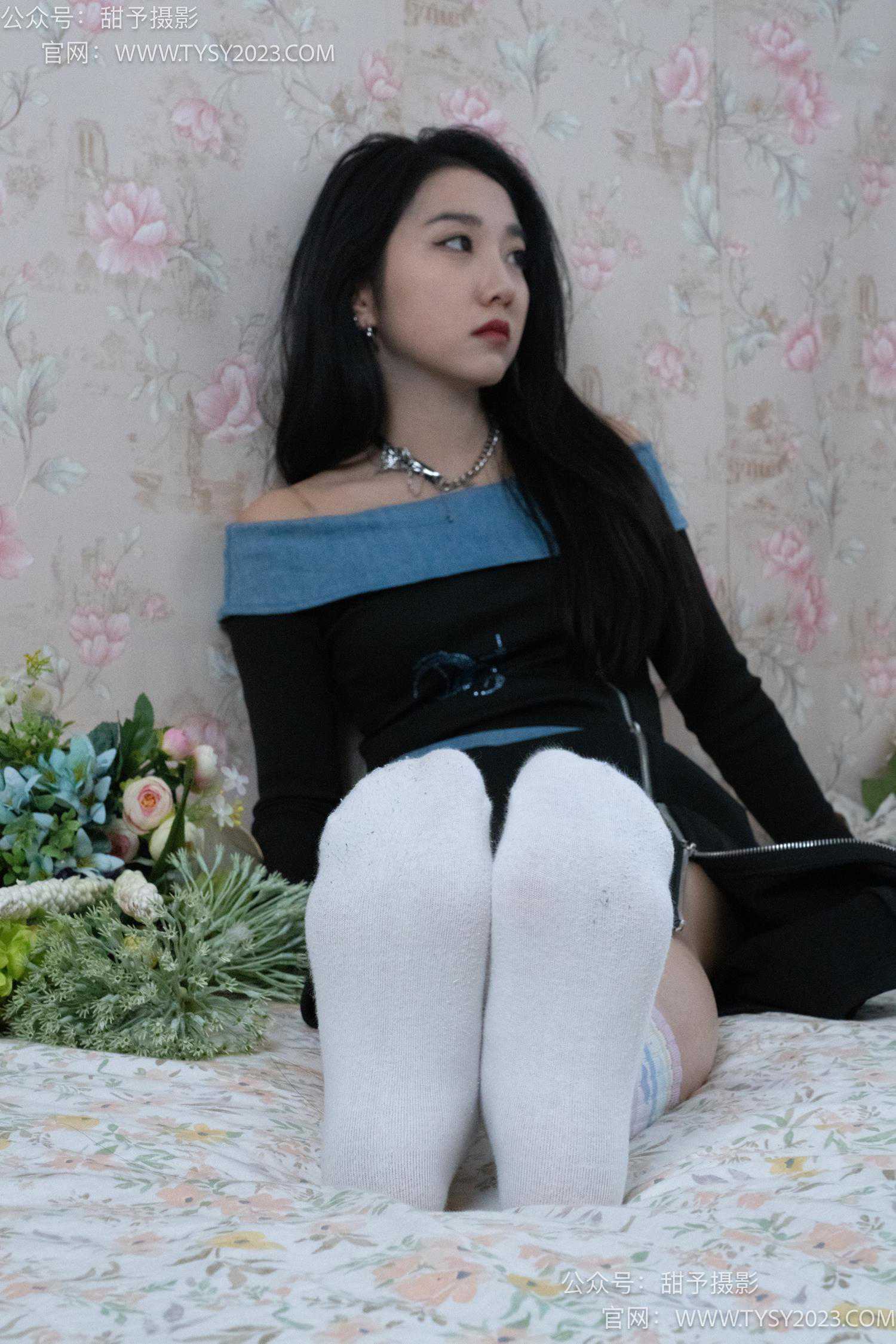 图片[56]-甜予摄影 NO.055 筱筱-板鞋、白棉袜、裸足[116P] – 速更版-美库