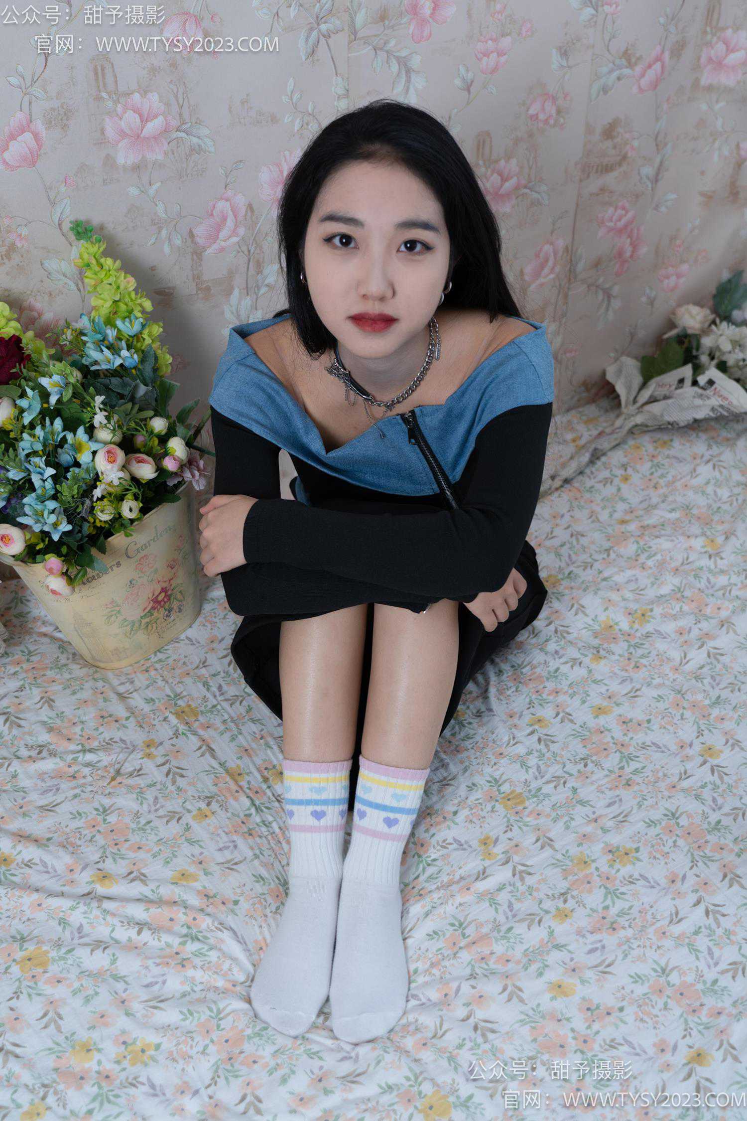 图片[61]-甜予摄影 NO.055 筱筱-板鞋、白棉袜、裸足[116P] – 速更版-美库
