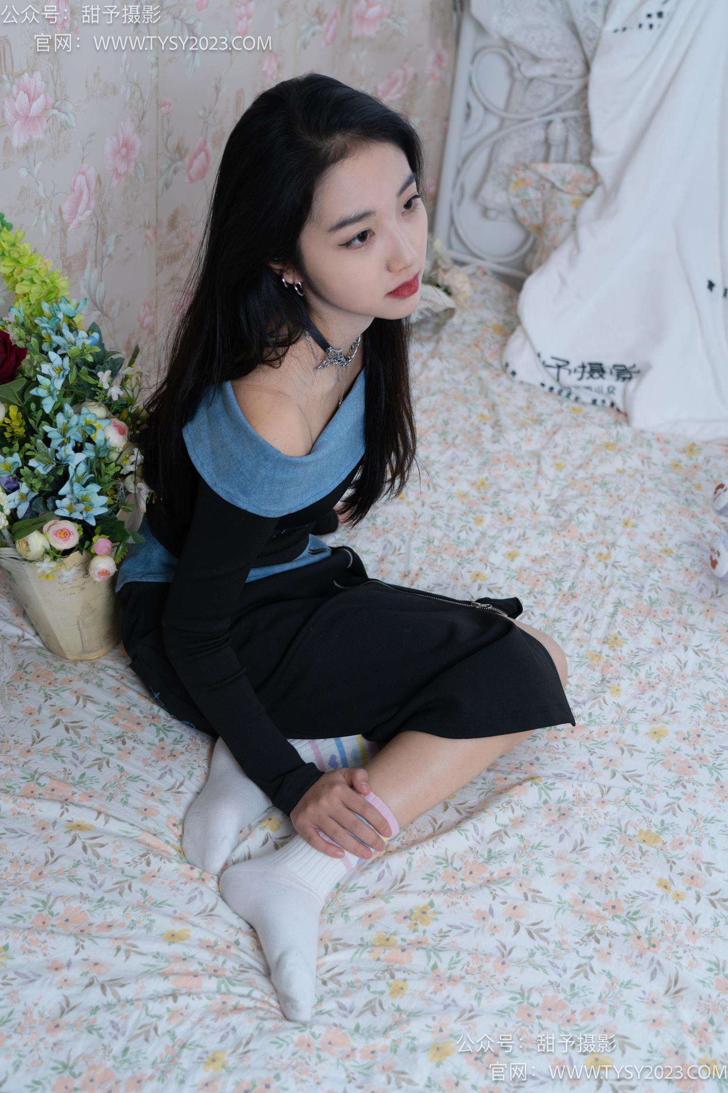 图片[76]-甜予摄影 NO.055 筱筱-板鞋、白棉袜、裸足[116P] – 速更版-美库