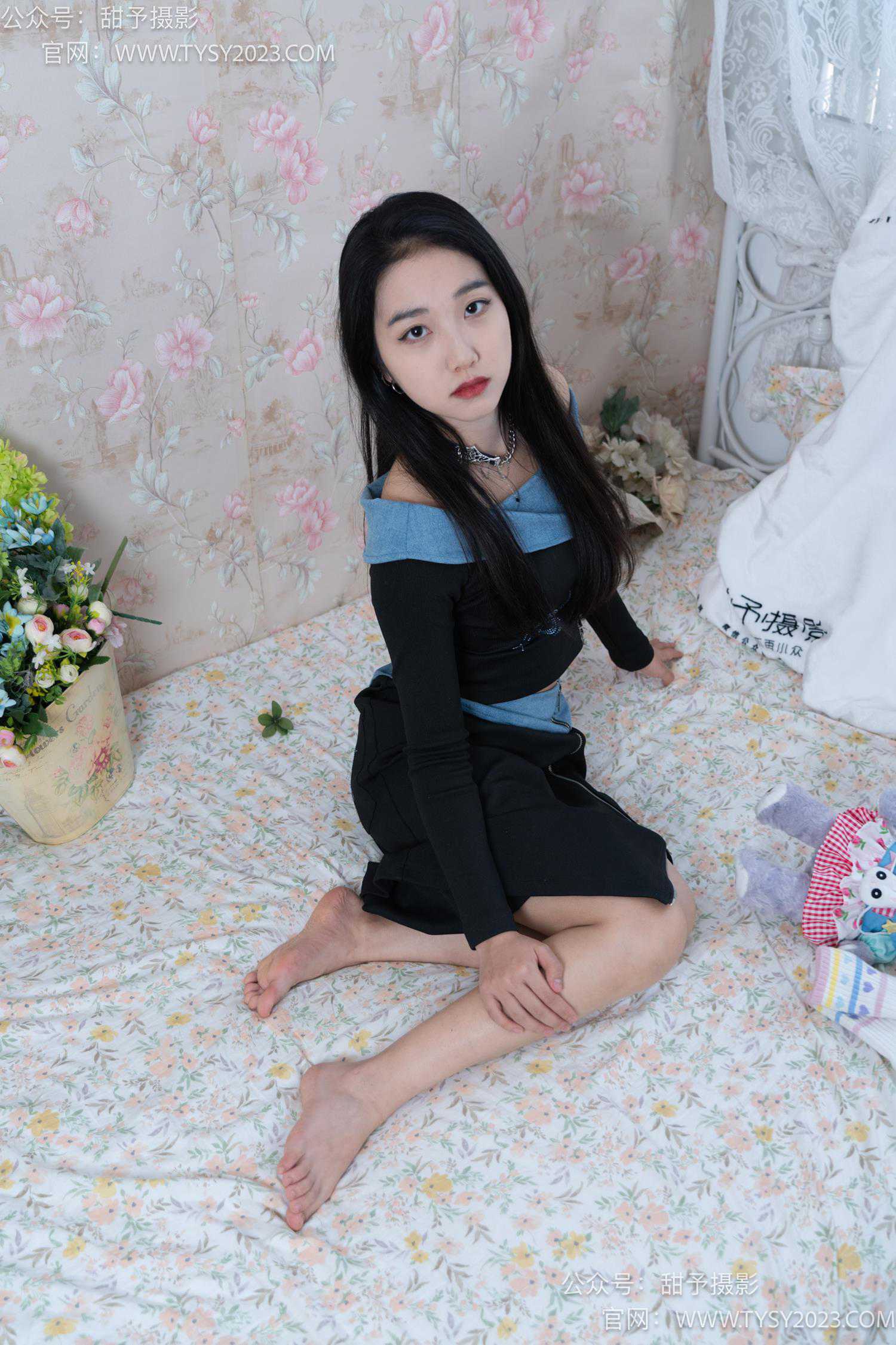 图片[111]-甜予摄影 NO.055 筱筱-板鞋、白棉袜、裸足[116P] – 速更版-美库