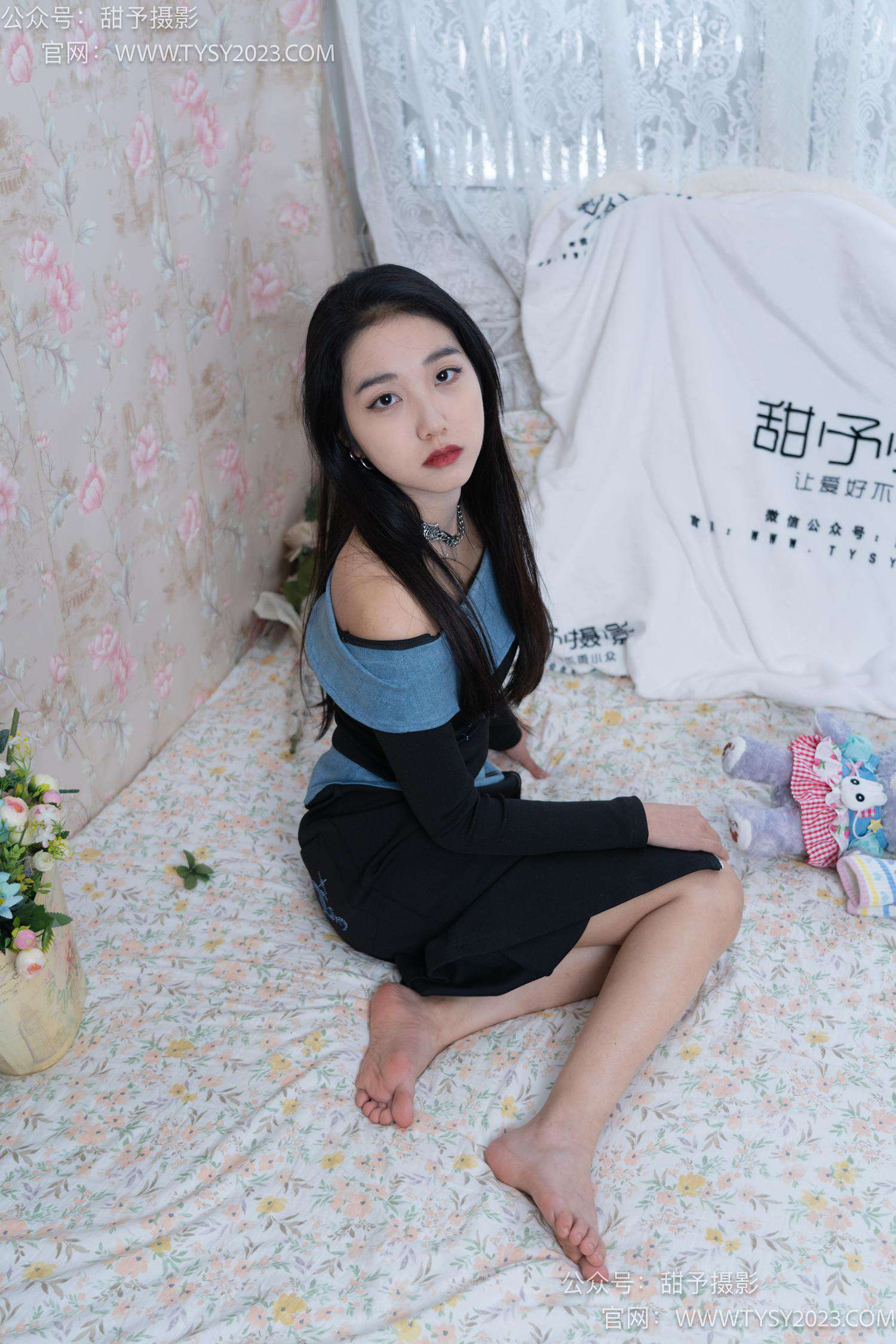 图片[115]-甜予摄影 NO.055 筱筱-板鞋、白棉袜、裸足[116P] – 速更版-美库