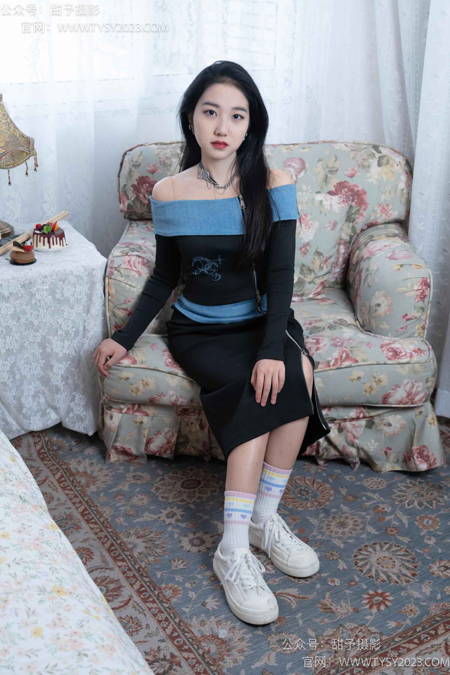 图片[117]-甜予摄影 NO.055 筱筱-板鞋、白棉袜、裸足[116P] – 速更版-美库