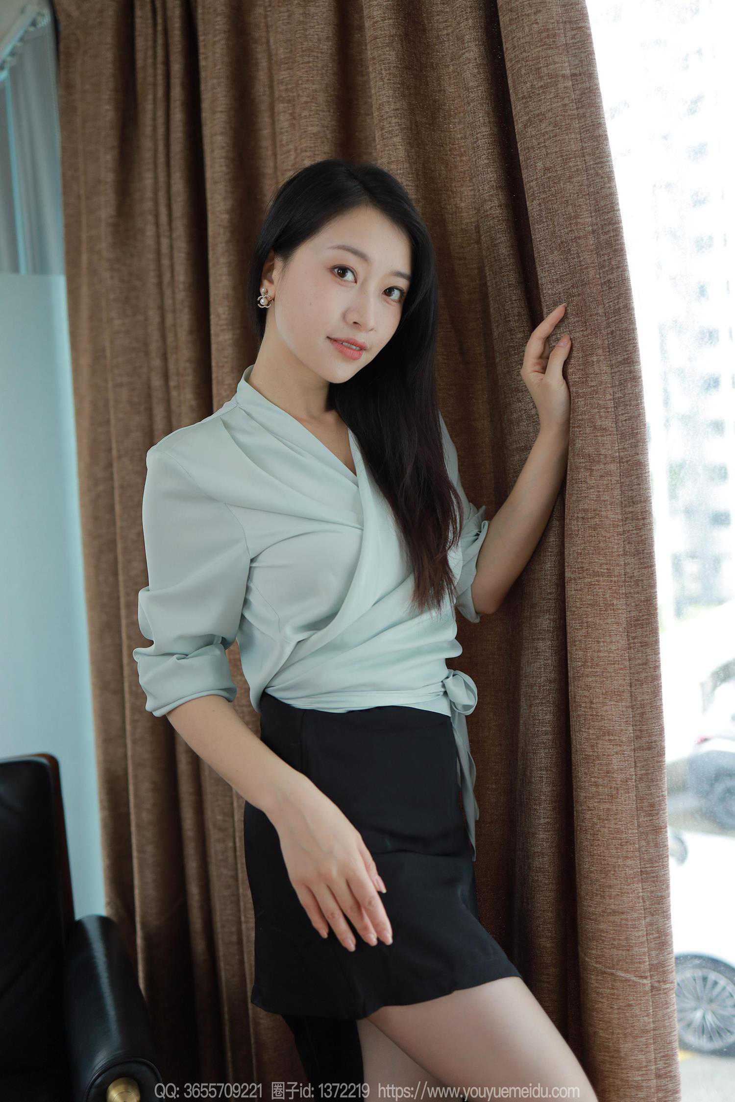 图片[14]-[IESS异思趣向] 2024.07.24 丝享家1802：小婕《迷人淡绿》[90P] – 速更版-美库