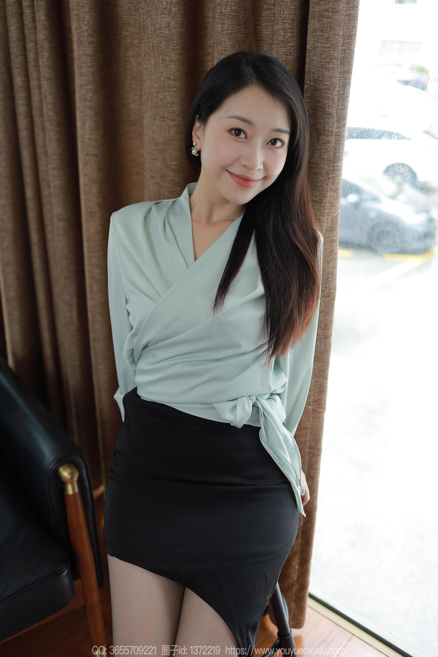 图片[55]-[IESS异思趣向] 2024.07.24 丝享家1802：小婕《迷人淡绿》[90P] – 速更版-美库