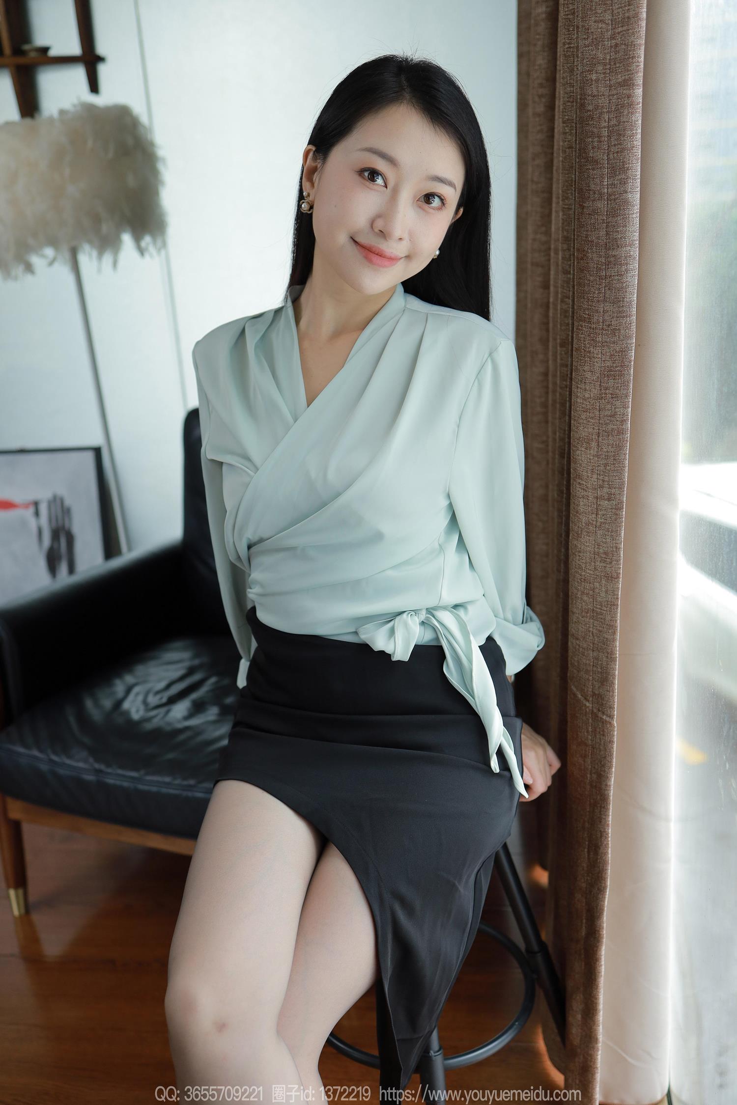 图片[77]-[IESS异思趣向] 2024.07.24 丝享家1802：小婕《迷人淡绿》[90P] – 速更版-美库