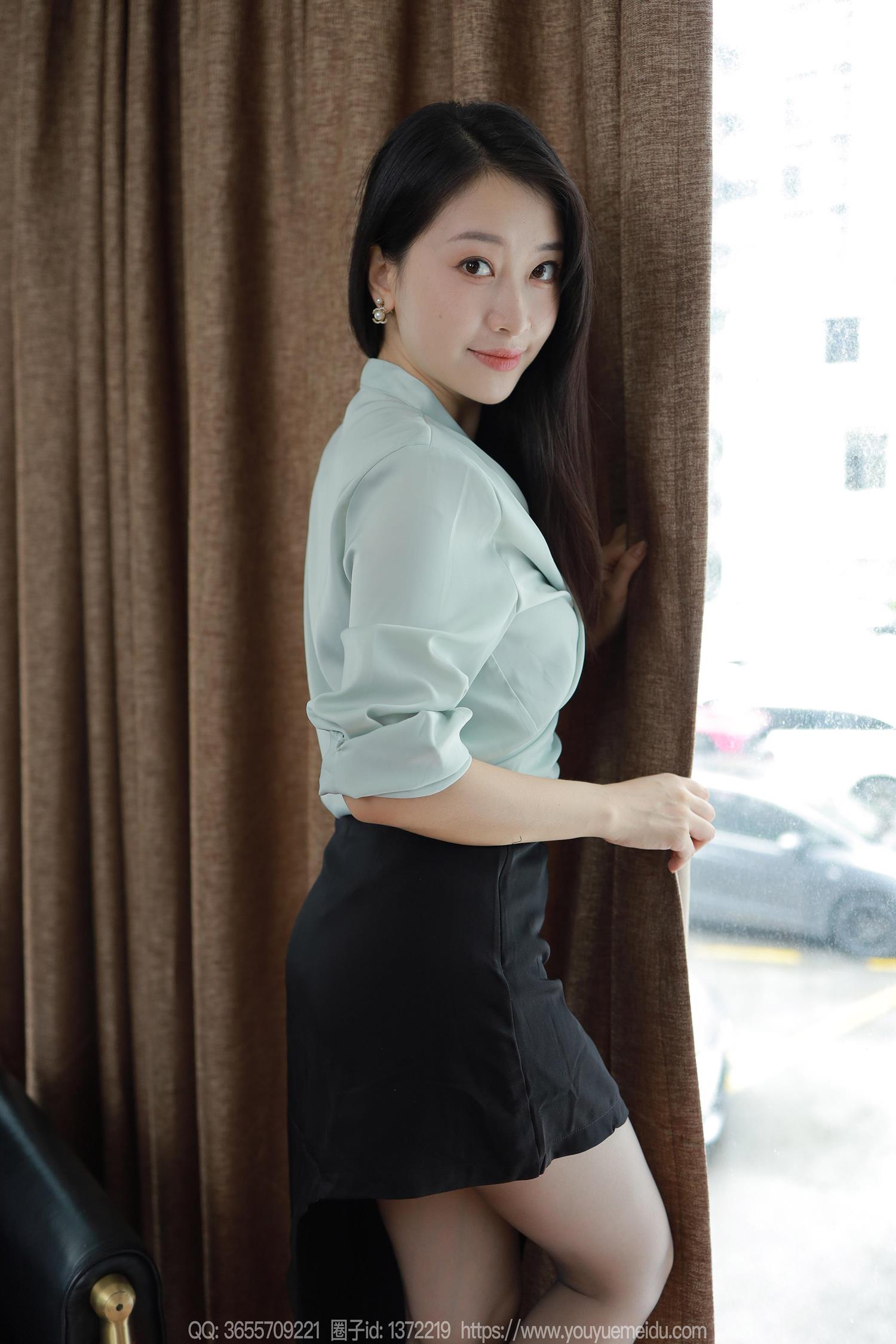 图片[82]-[IESS异思趣向] 2024.07.24 丝享家1802：小婕《迷人淡绿》[90P] – 速更版-美库