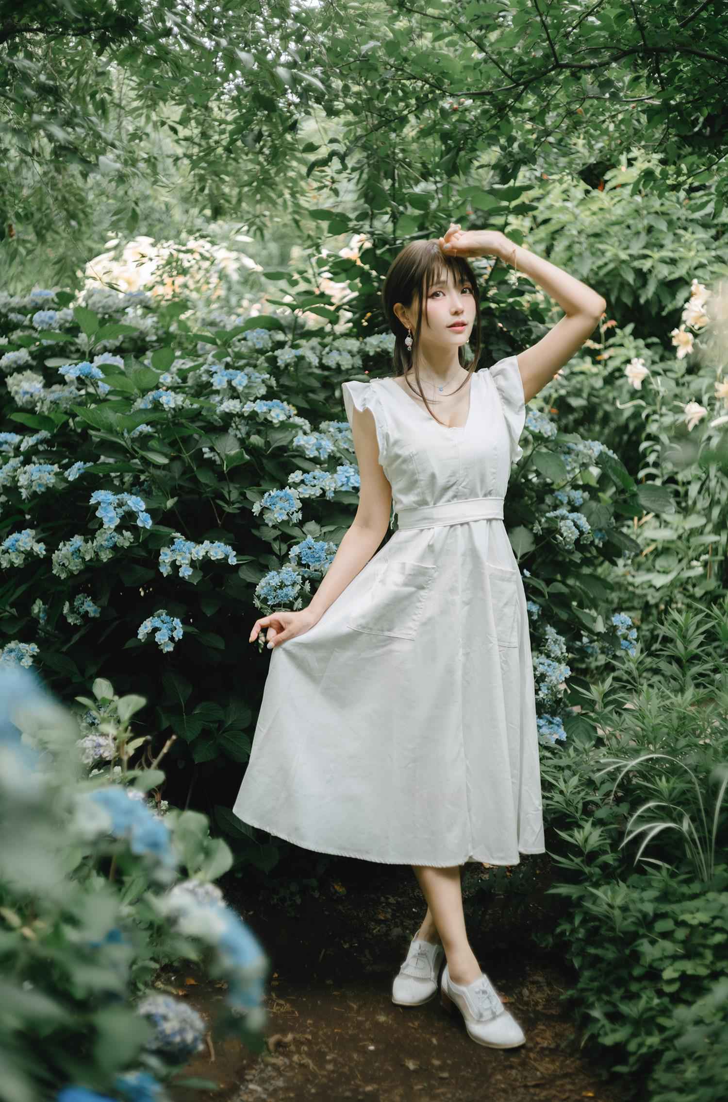 图片[20]-Ely_eee(ElyEE子)  – Rainy Season 雨季繡球花[31P] – 速更版-美库