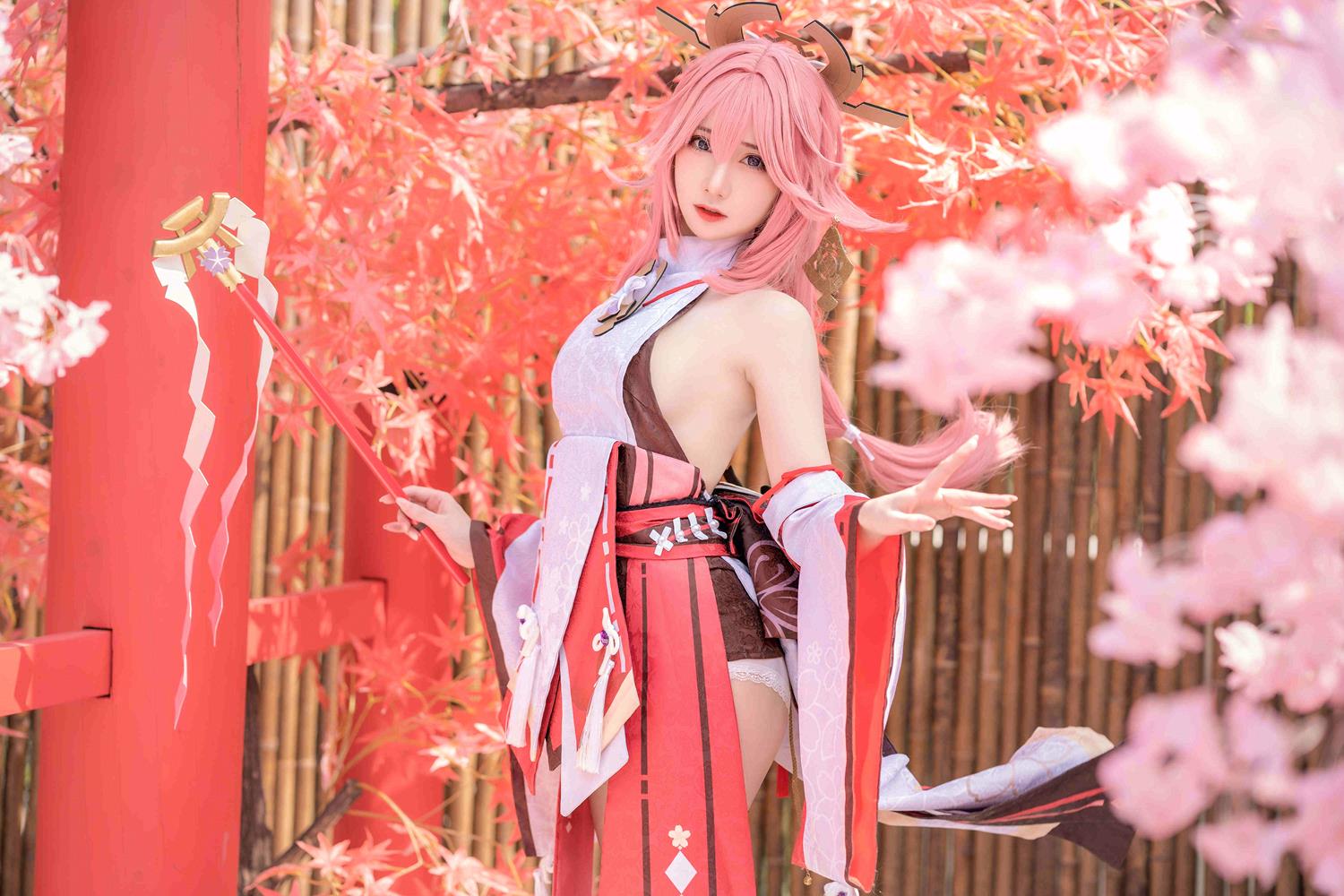 图片[13]-焖焖碳  – 八重神子[15P] – 速更版-美库