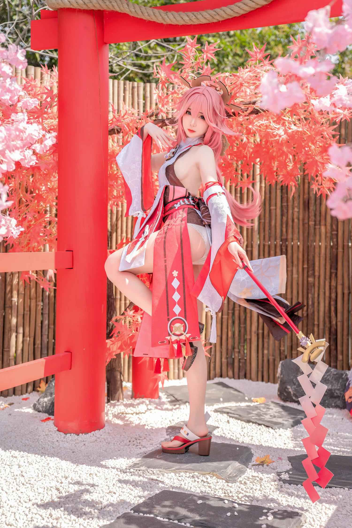 图片[14]-焖焖碳  – 八重神子[15P] – 速更版-美库