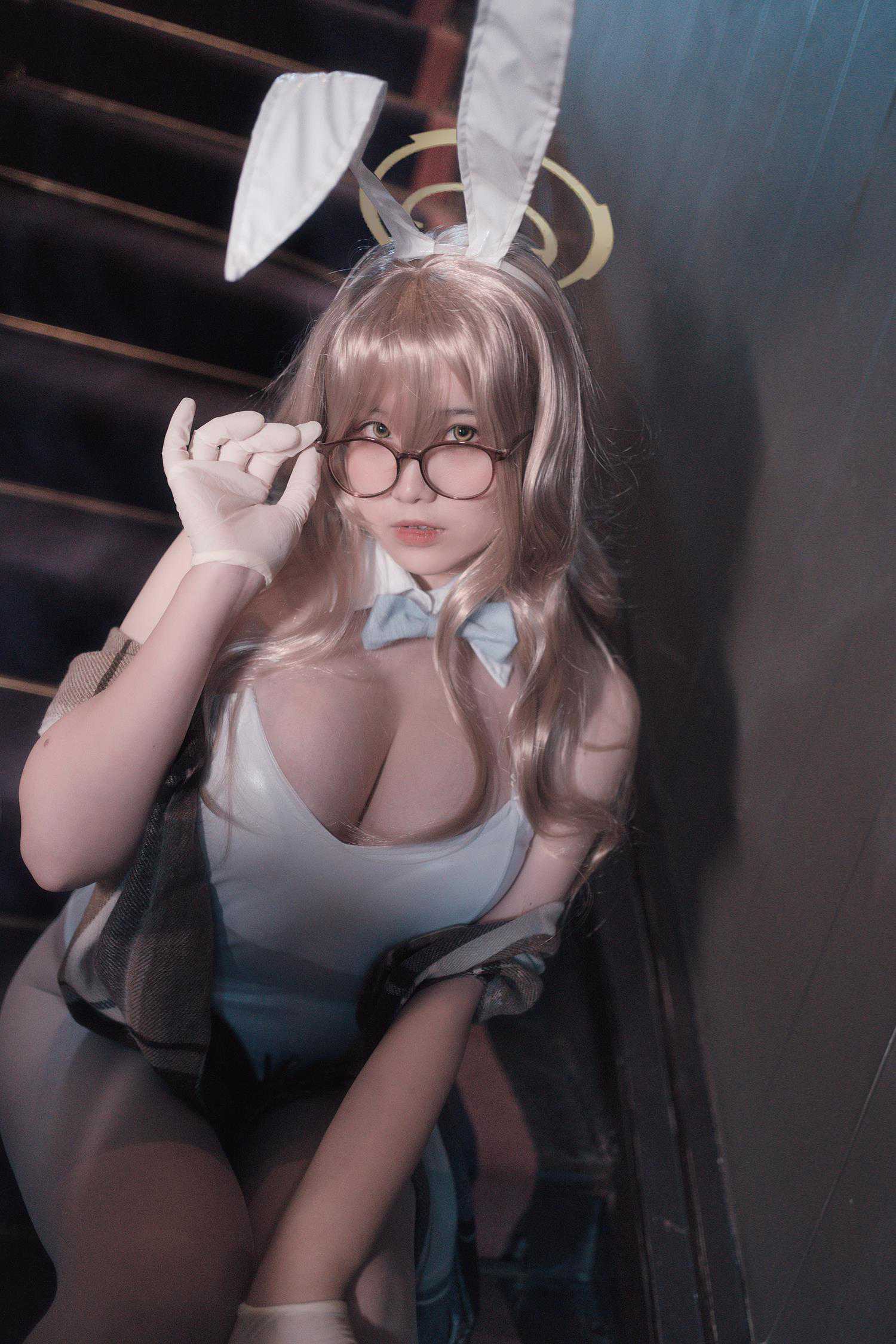 图片[22]-阿半今天很开心 – 蔚蓝档案 室笠茜 兔女郎[38P] – 速更版-美库