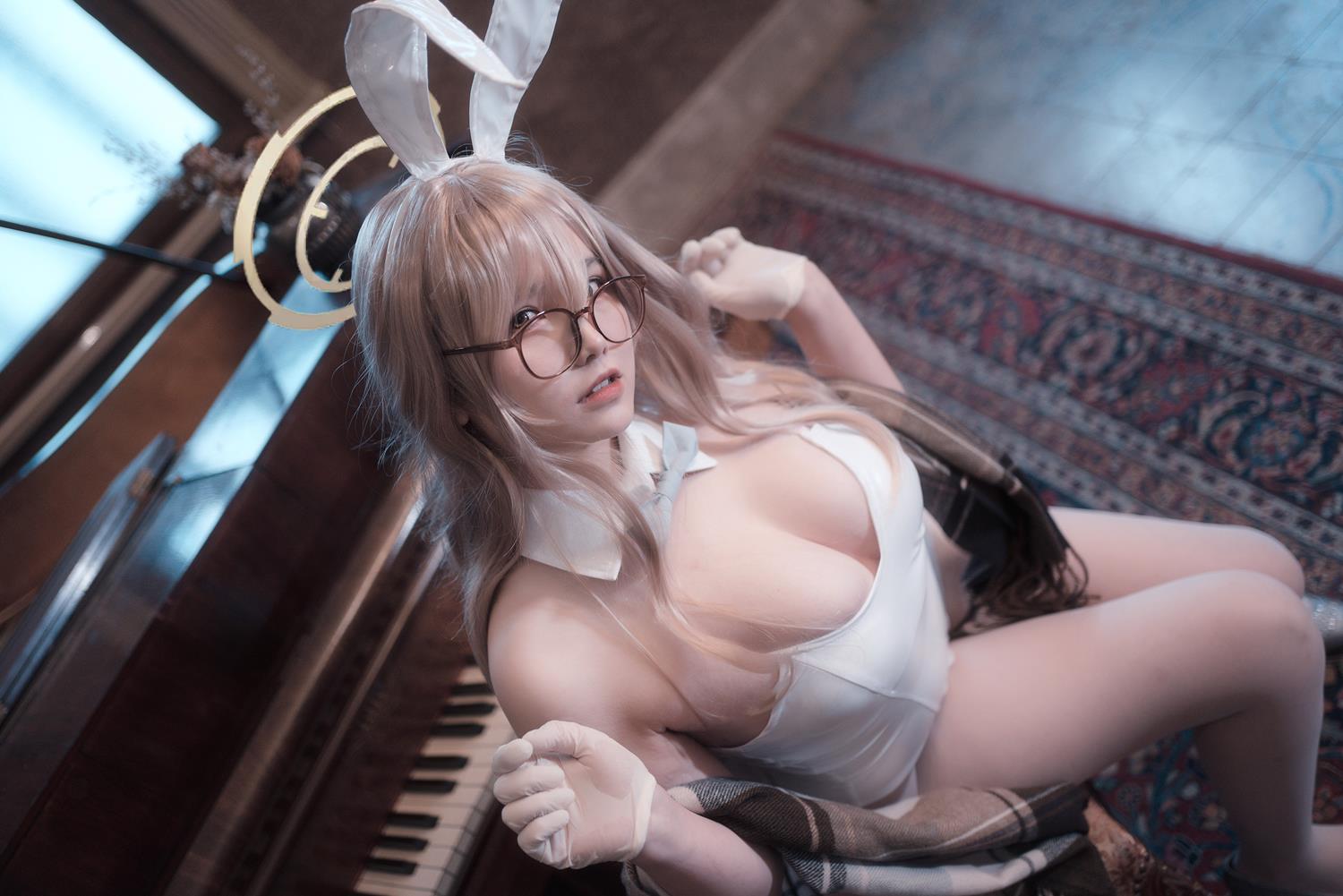 图片[24]-阿半今天很开心 – 蔚蓝档案 室笠茜 兔女郎[38P] – 速更版-美库