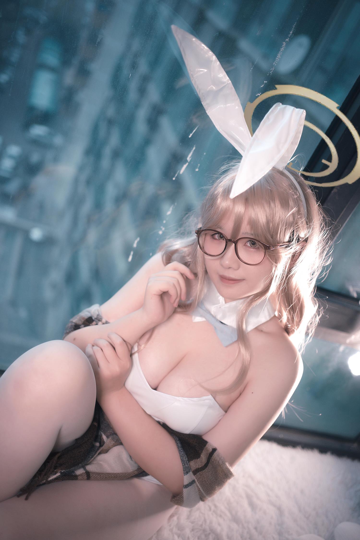 图片[38]-阿半今天很开心 – 蔚蓝档案 室笠茜 兔女郎[38P] – 速更版-美库