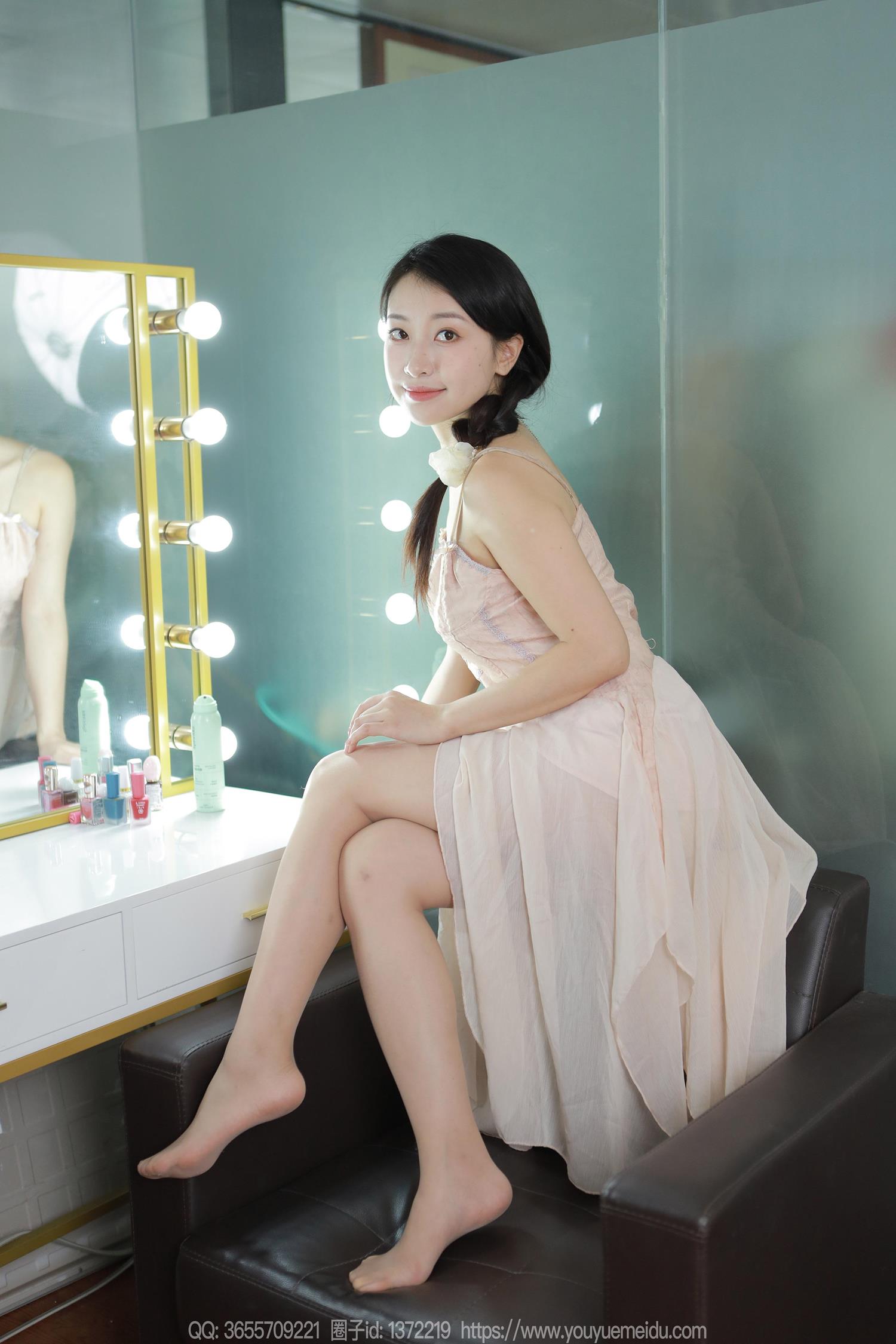 图片[25]-[IESS异思趣向] 2024.08.05 丝享家1812：小婕《藕粉吊带裙》[88P] – 速更版-美库