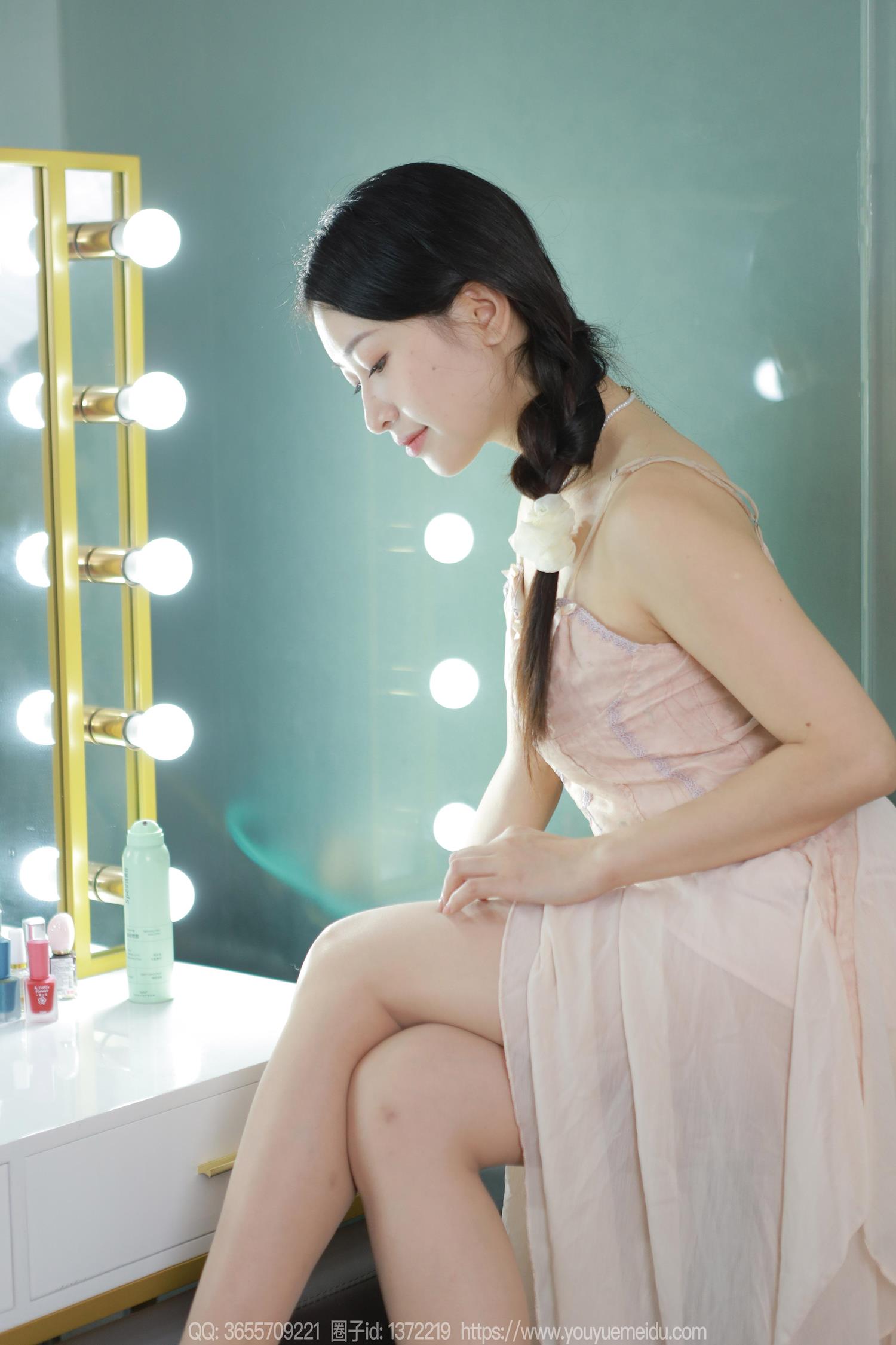 图片[26]-[IESS异思趣向] 2024.08.05 丝享家1812：小婕《藕粉吊带裙》[88P] – 速更版-美库