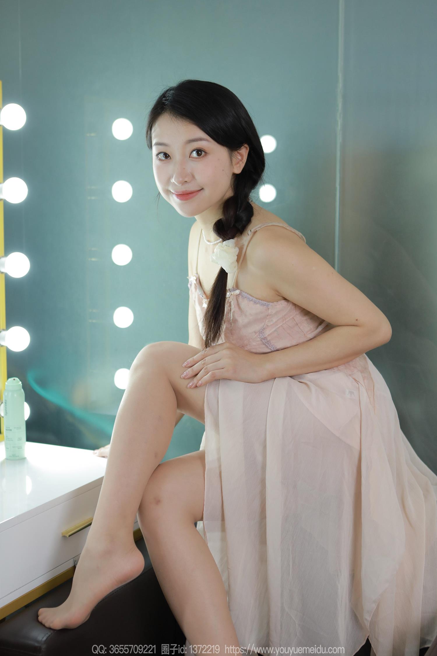 图片[28]-[IESS异思趣向] 2024.08.05 丝享家1812：小婕《藕粉吊带裙》[88P] – 速更版-美库