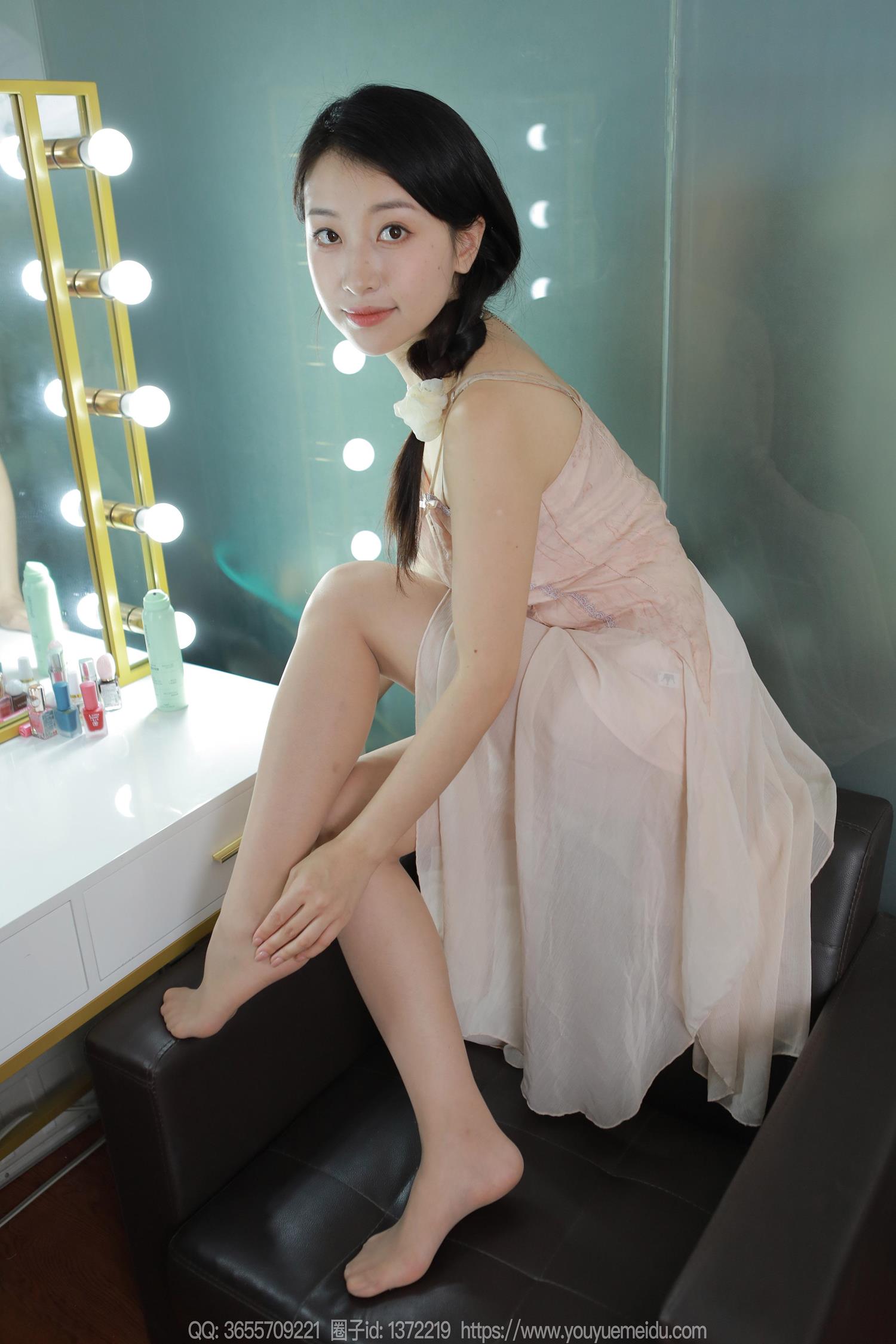 图片[30]-[IESS异思趣向] 2024.08.05 丝享家1812：小婕《藕粉吊带裙》[88P] – 速更版-美库