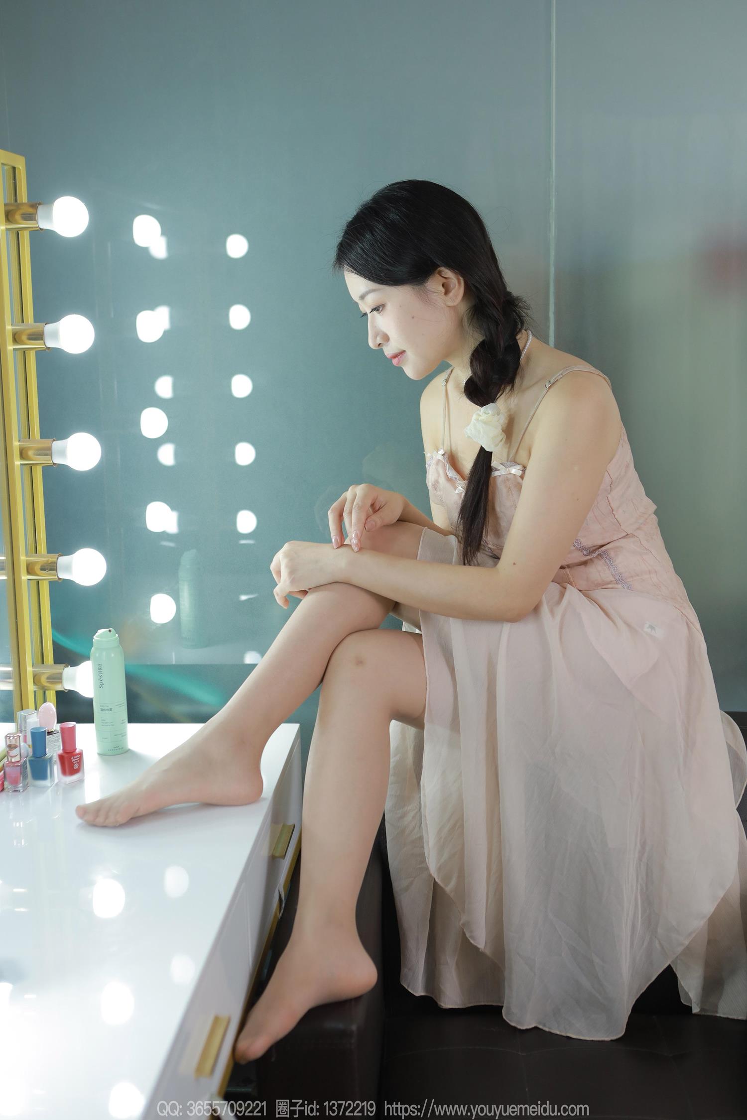 图片[36]-[IESS异思趣向] 2024.08.05 丝享家1812：小婕《藕粉吊带裙》[88P] – 速更版-美库