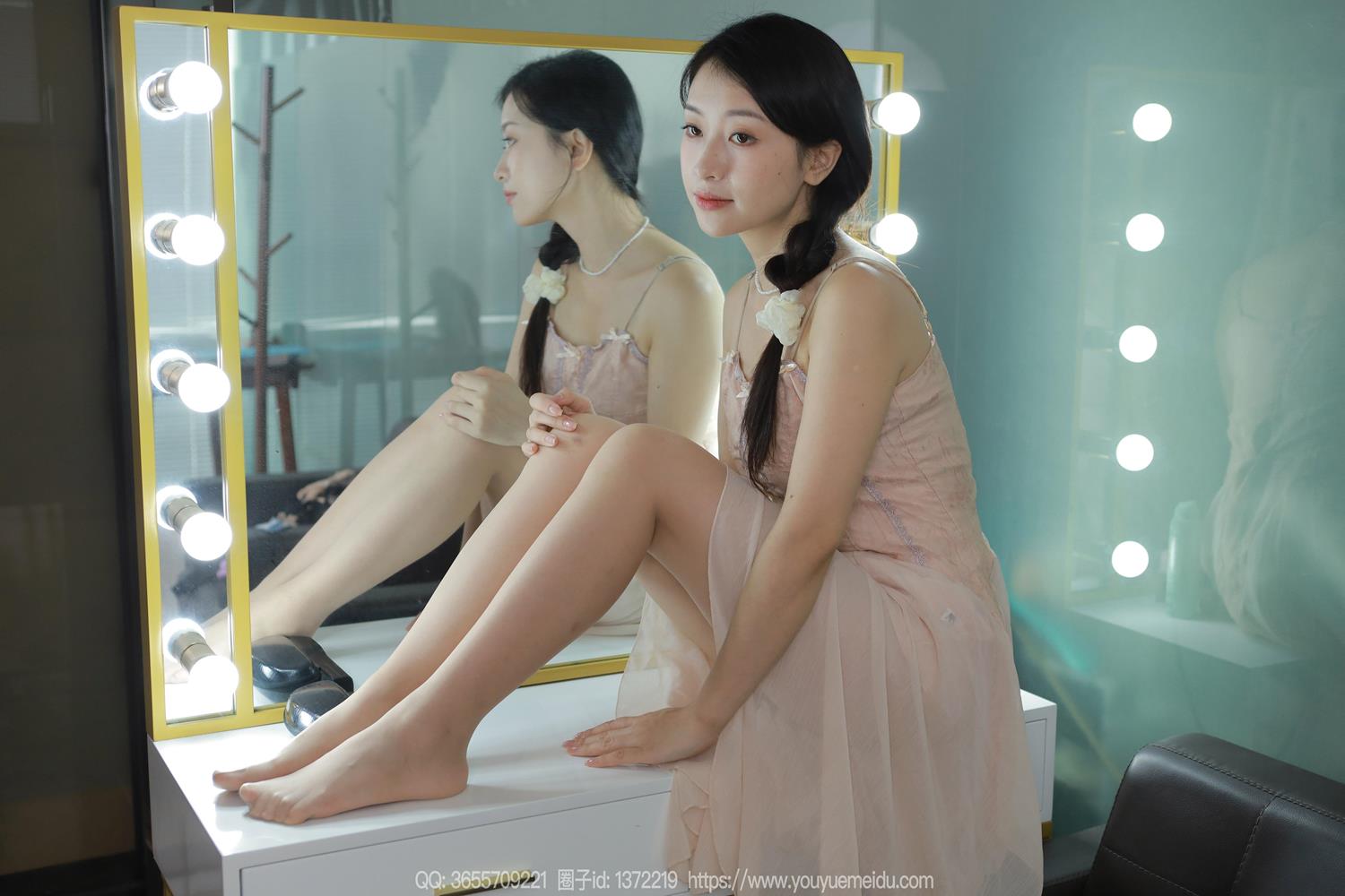 图片[50]-[IESS异思趣向] 2024.08.05 丝享家1812：小婕《藕粉吊带裙》[88P] – 速更版-美库