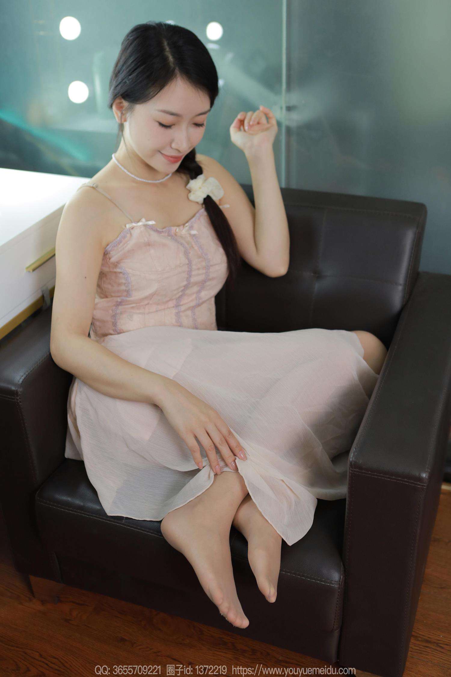 图片[80]-[IESS异思趣向] 2024.08.05 丝享家1812：小婕《藕粉吊带裙》[88P] – 速更版-美库