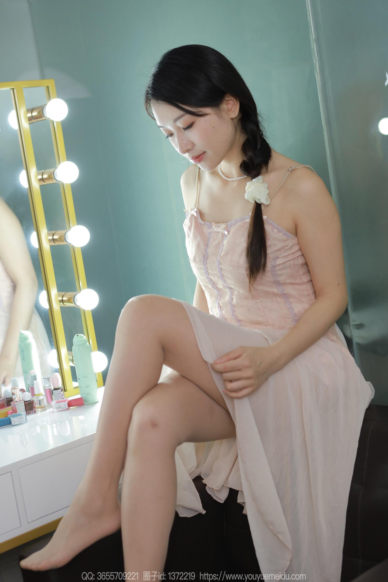 图片[86]-[IESS异思趣向] 2024.08.05 丝享家1812：小婕《藕粉吊带裙》[88P] – 速更版-美库