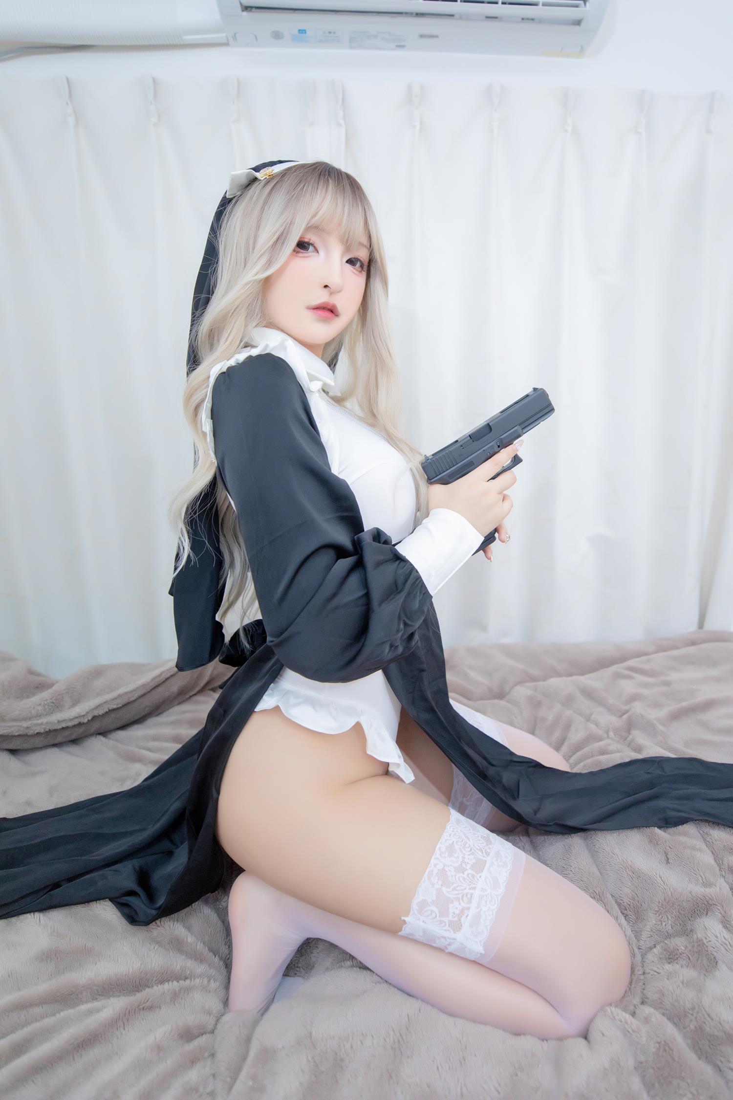 图片[26]-神楽板真冬 NO.243 – 战斗修女[50P] – 速更版-美库